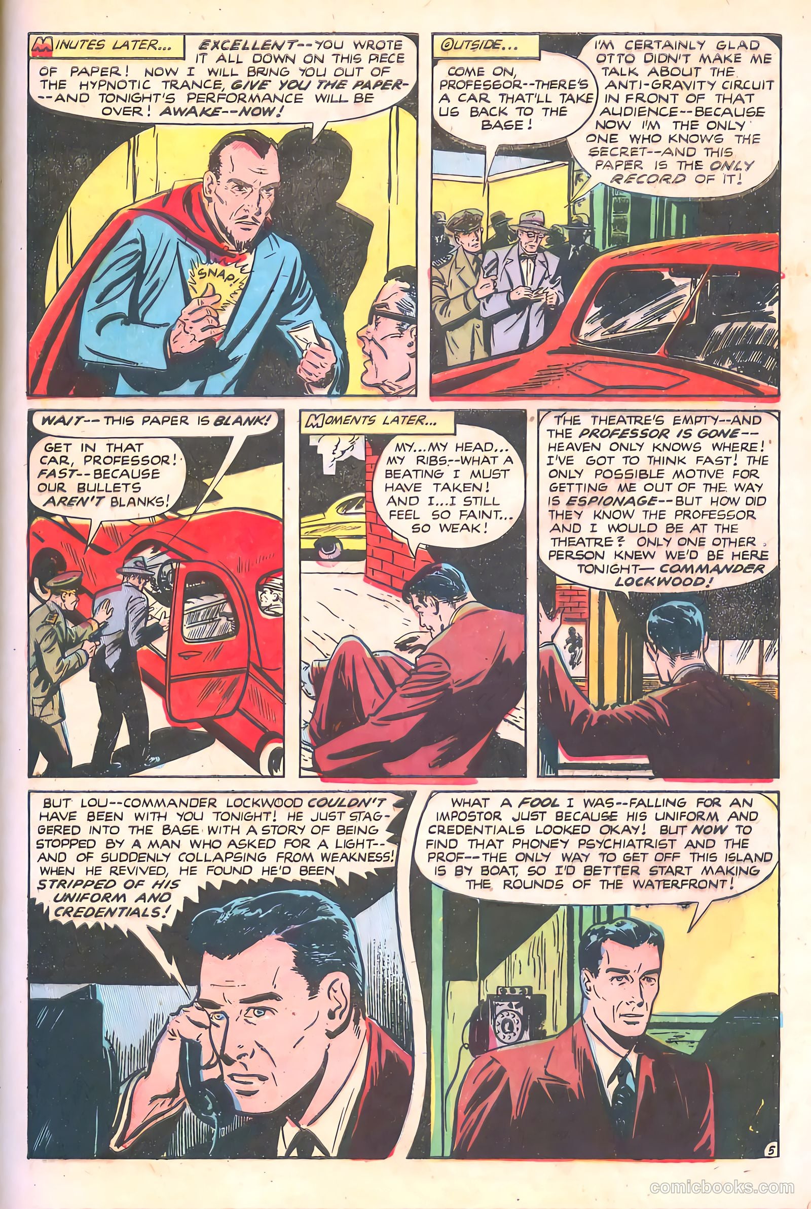 Spy-Hunters #14 (1951) — page 43 of 52