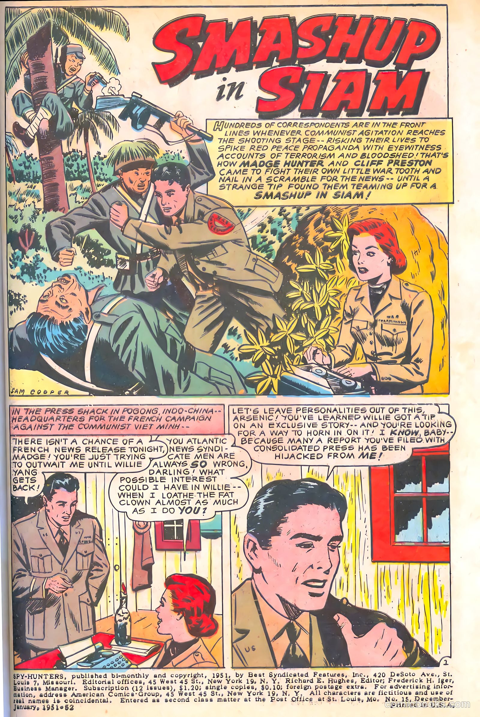 Spy-Hunters #15 (1951) — page 3 of 36