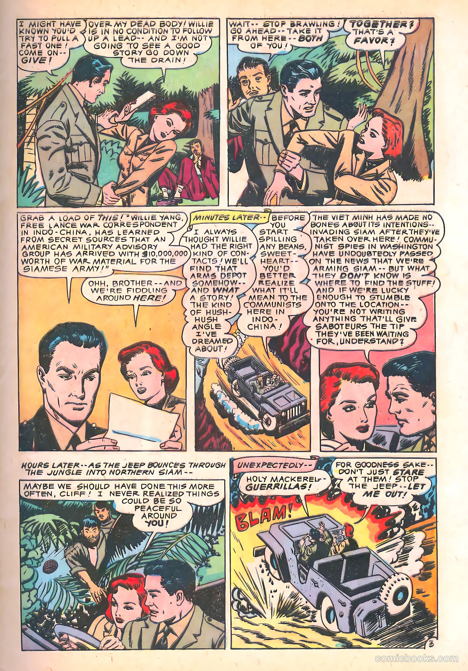Spy-Hunters #15 (1951) — page 5 of 36