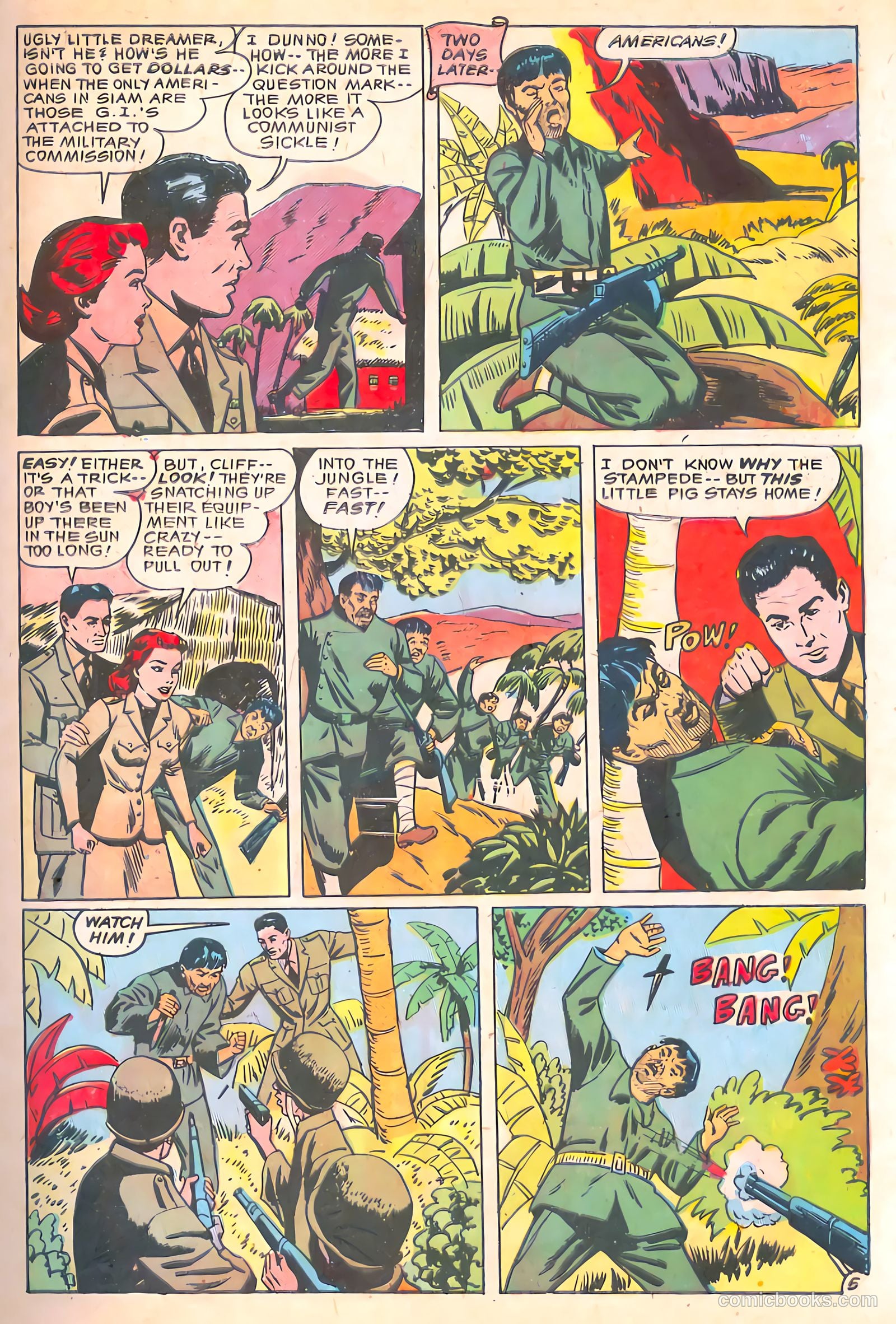 Spy-Hunters #15 (1951) — page 7 of 36