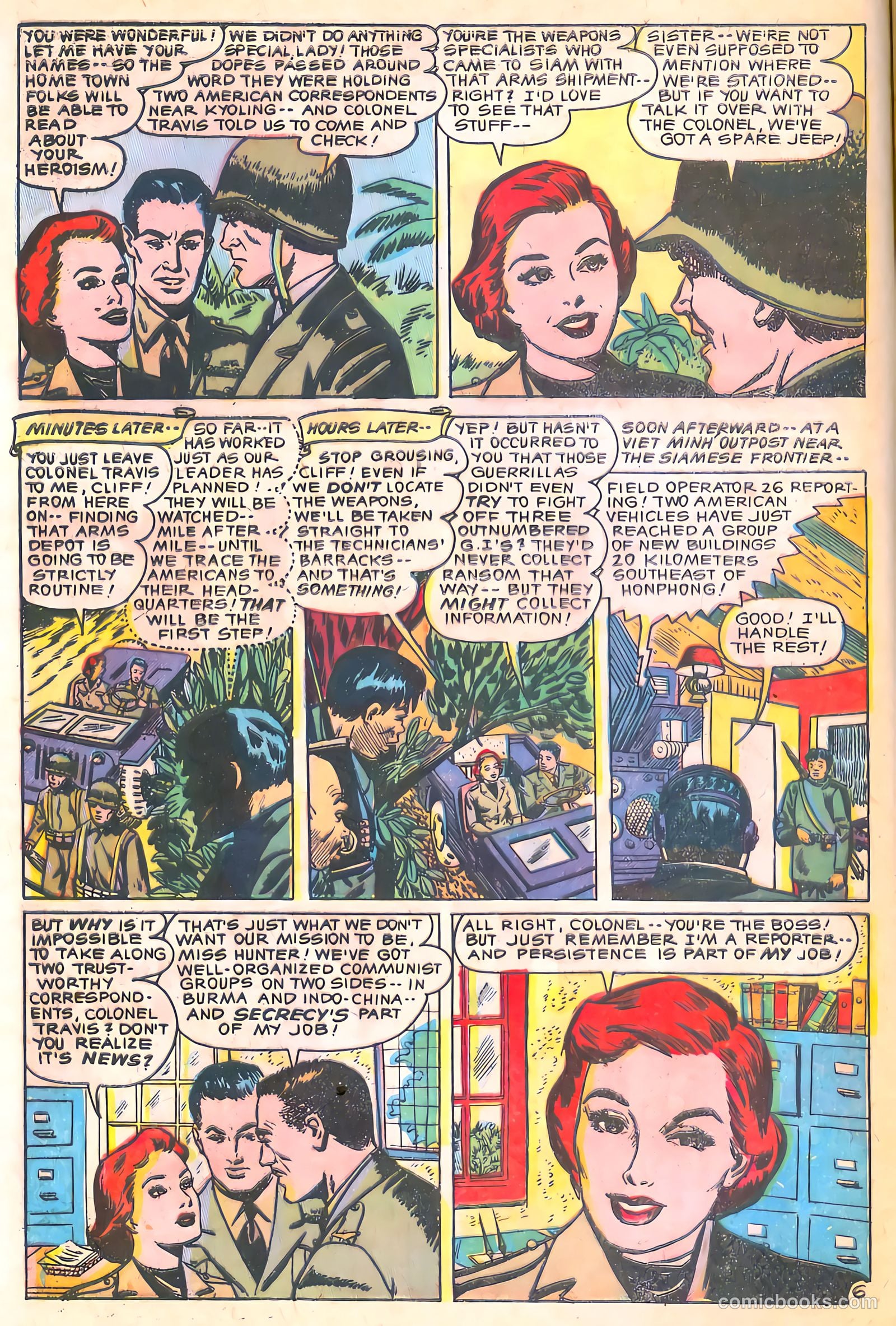 Spy-Hunters #15 (1951) — page 8 of 36