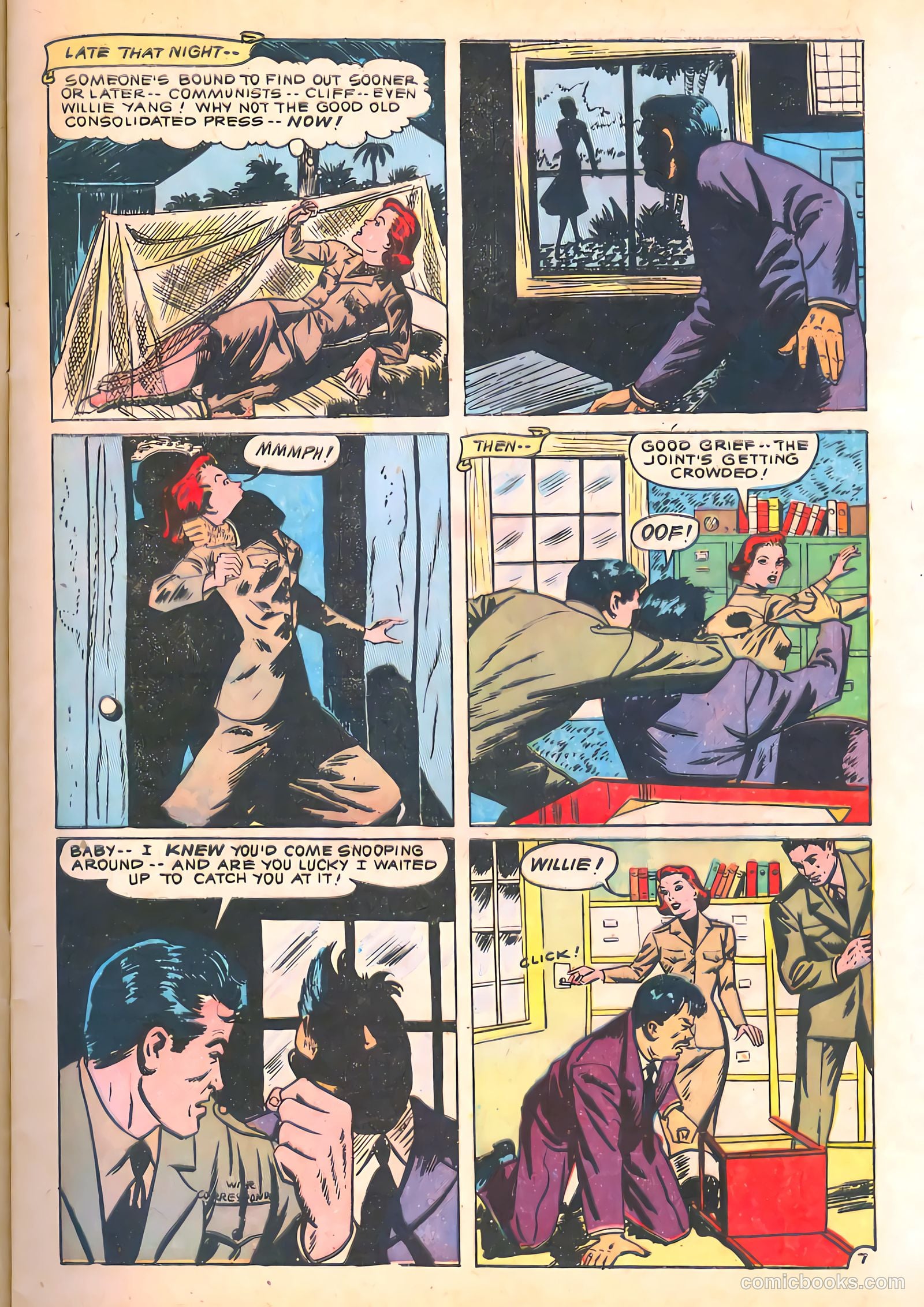 Spy-Hunters #15 (1951) — page 9 of 36