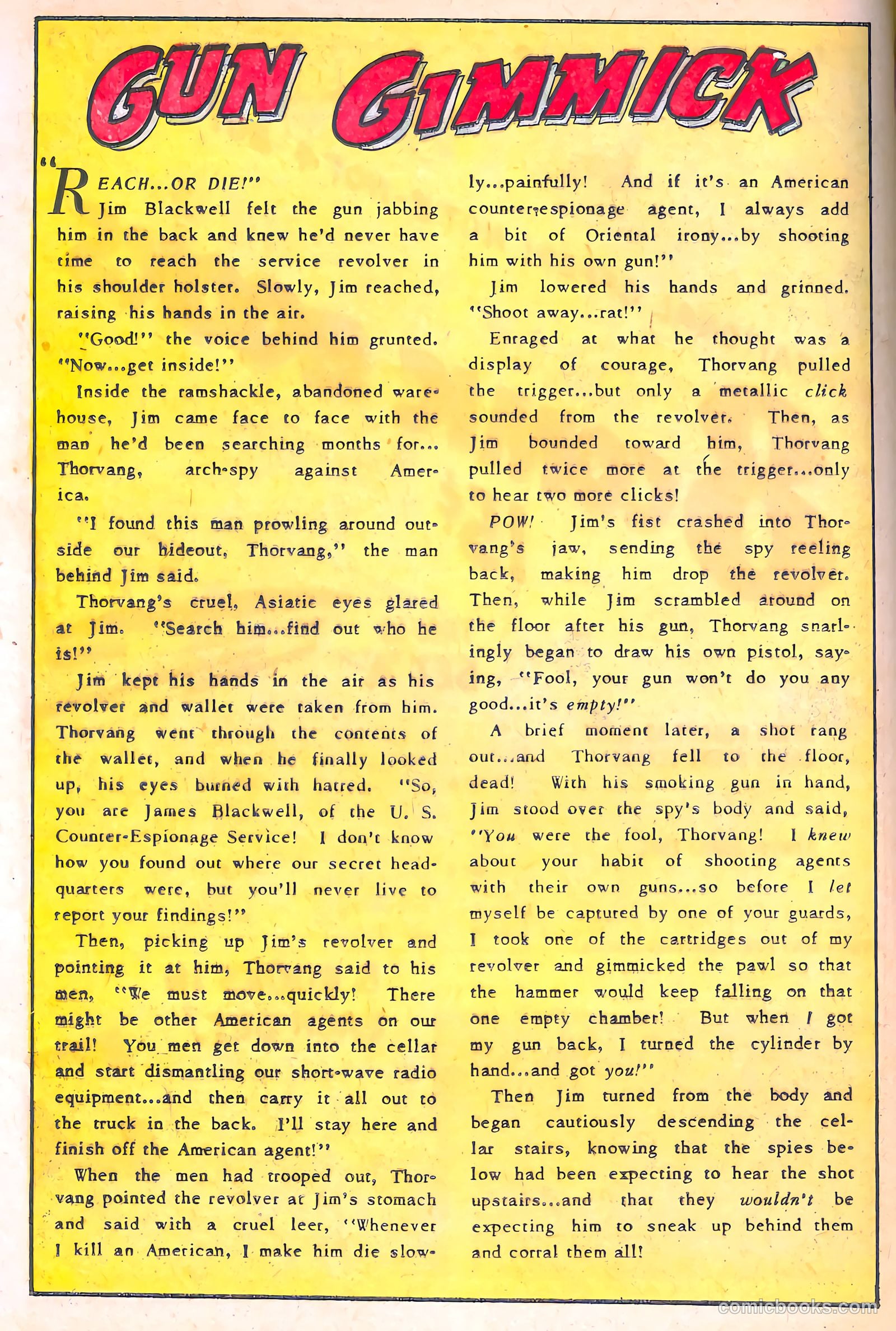 Spy-Hunters #15 (1951) — page 12 of 36