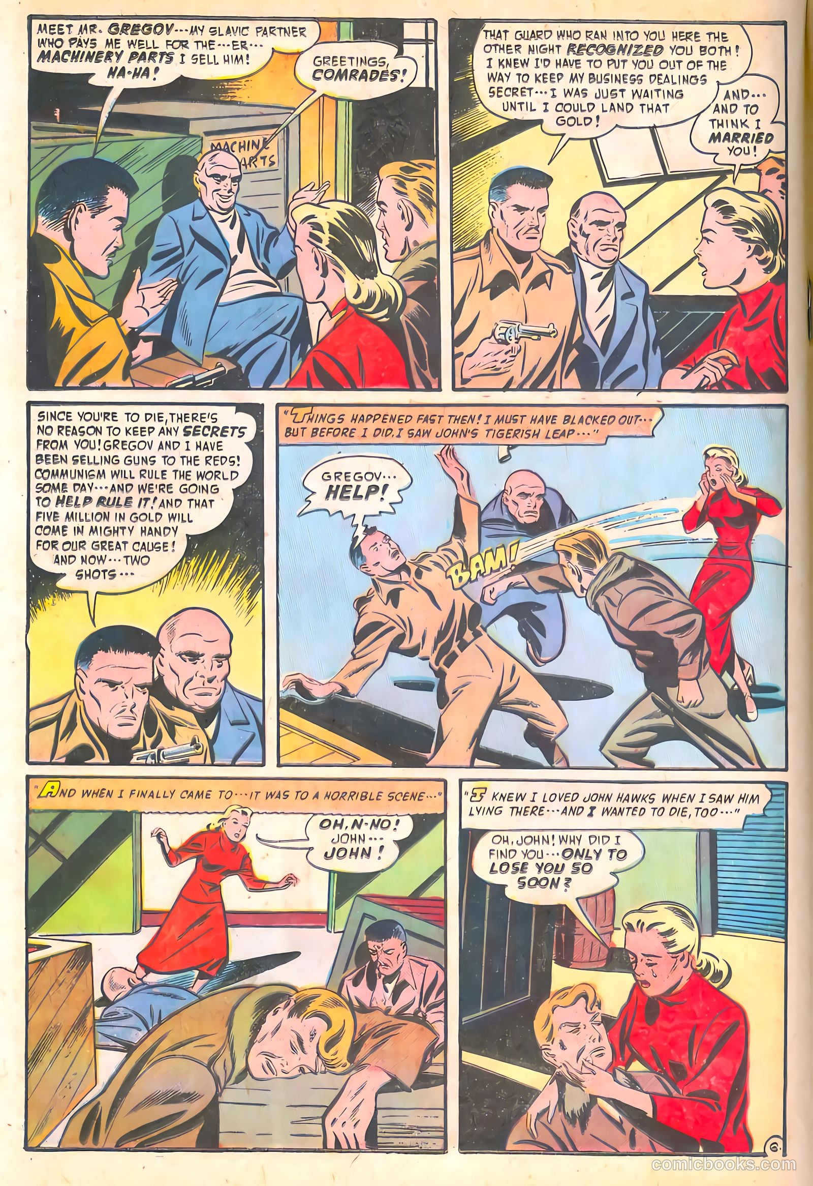 Spy-Hunters #15 (1951) — page 18 of 36