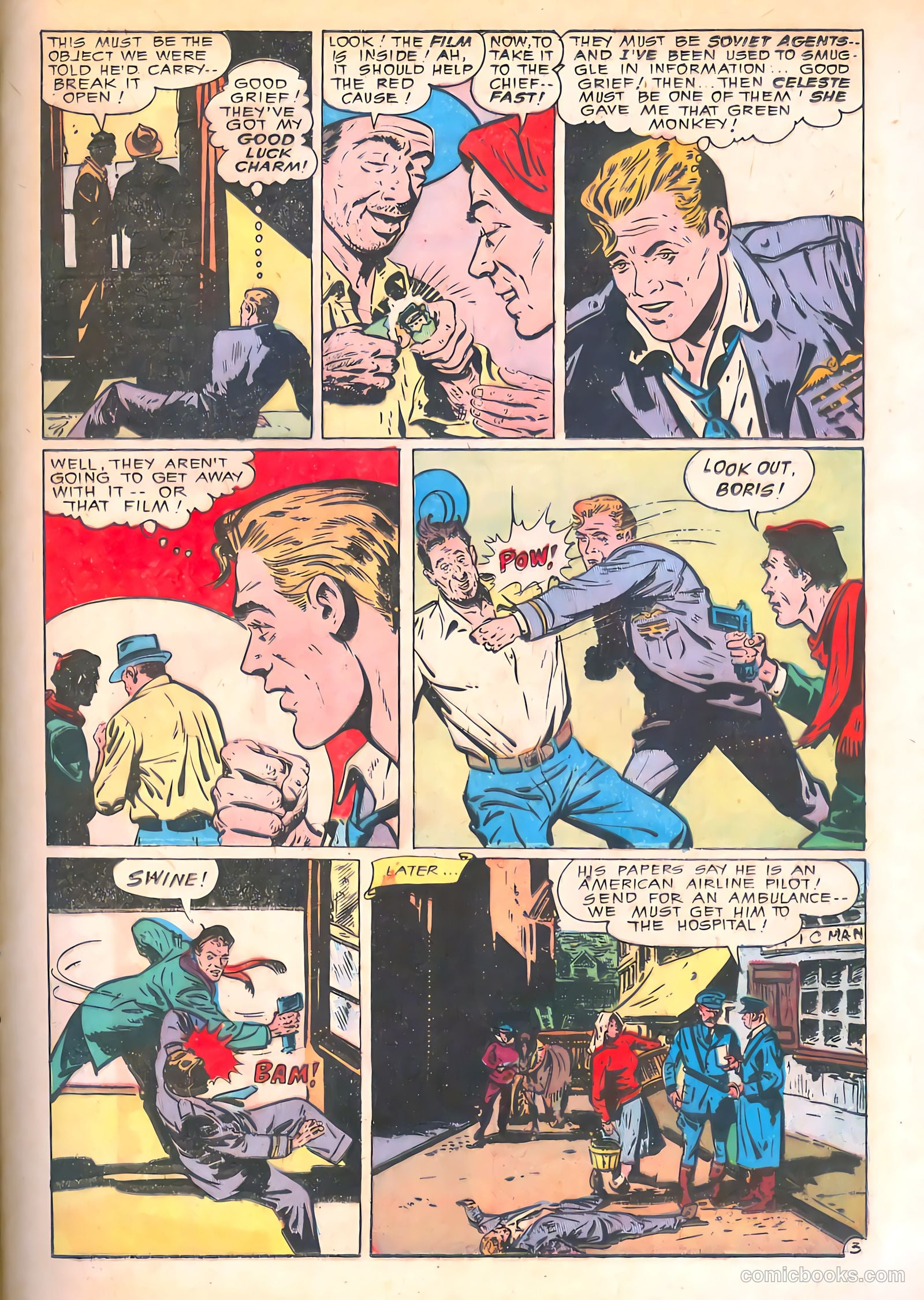 Spy-Hunters #15 (1951) — page 25 of 36