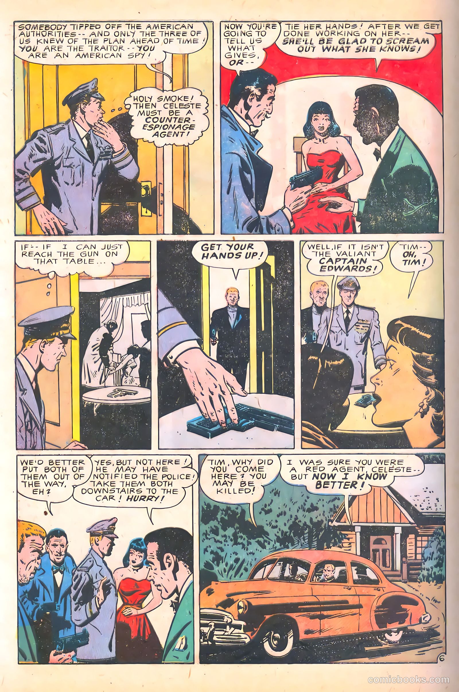 Spy-Hunters #15 (1951) — page 28 of 36