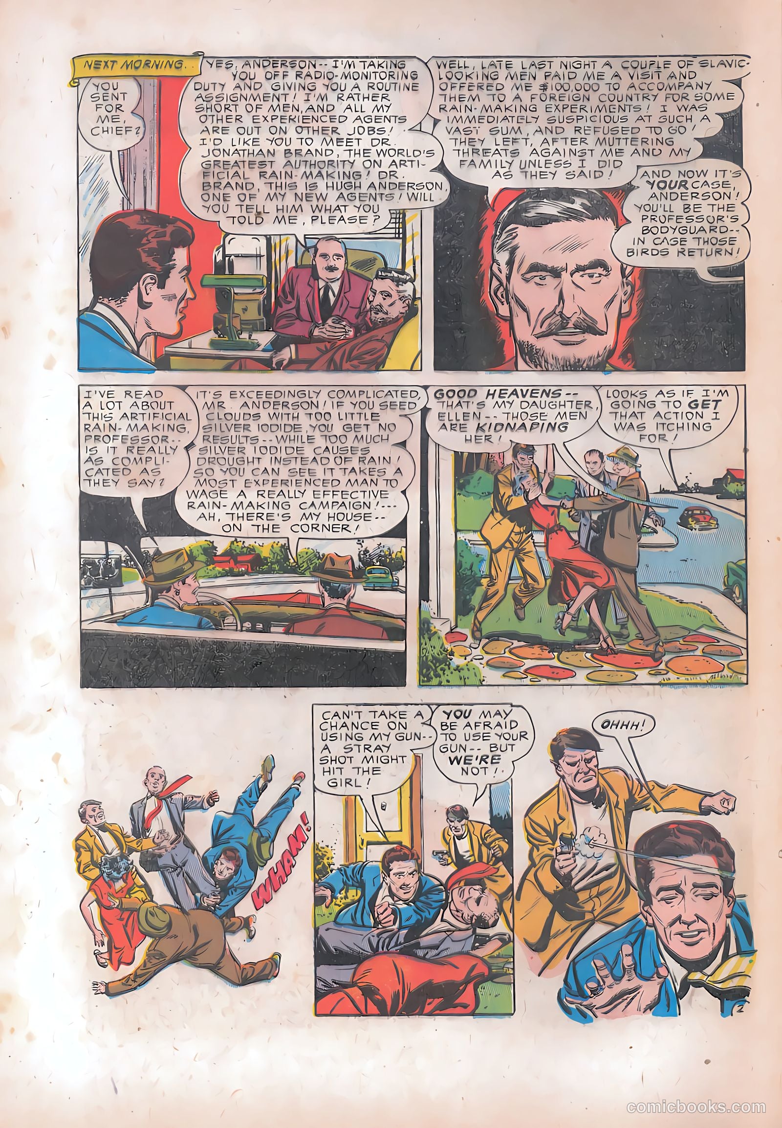 Spy-Hunters #16 (1952) — page 4 of 36