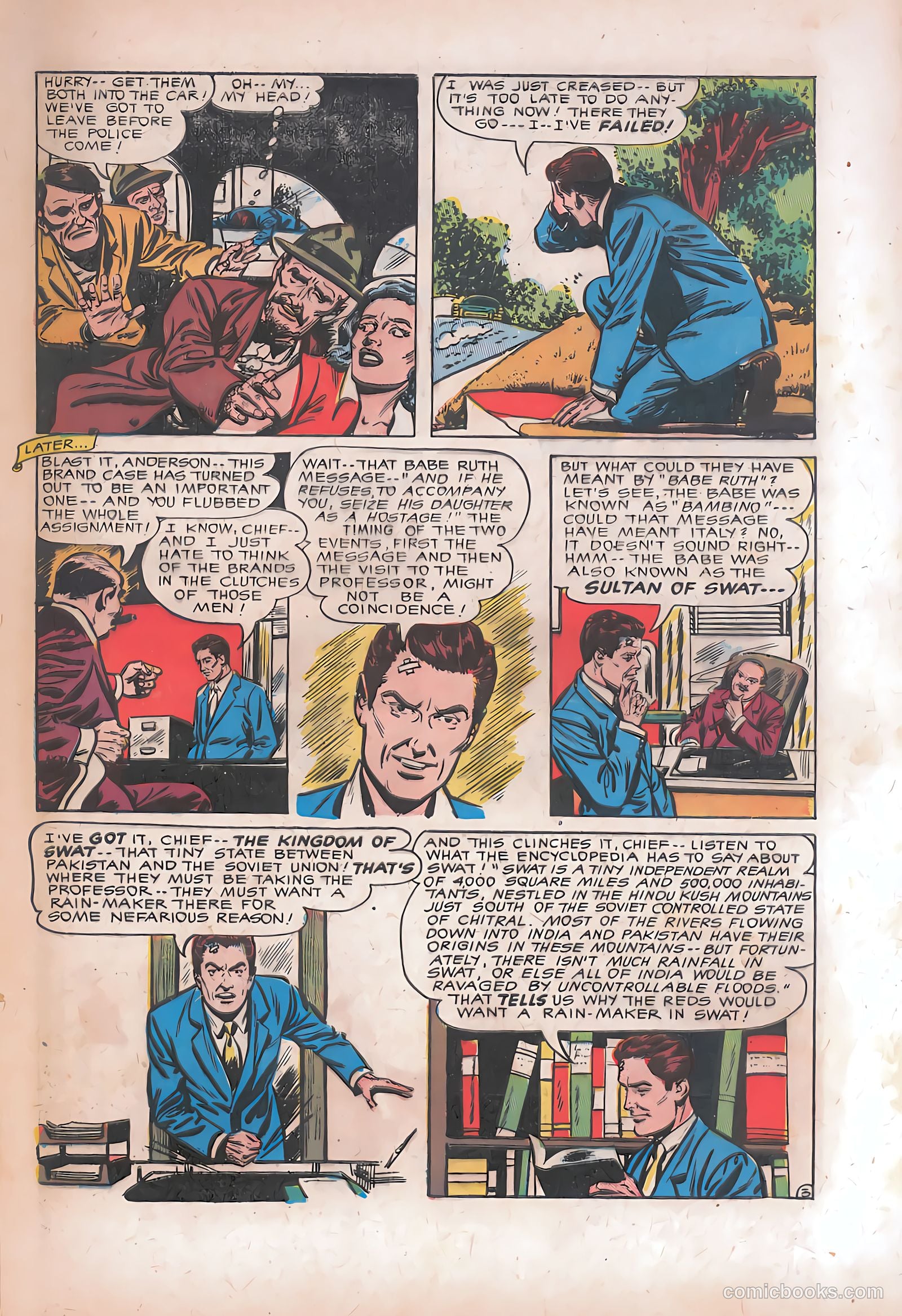 Spy-Hunters #16 (1952) — page 5 of 36