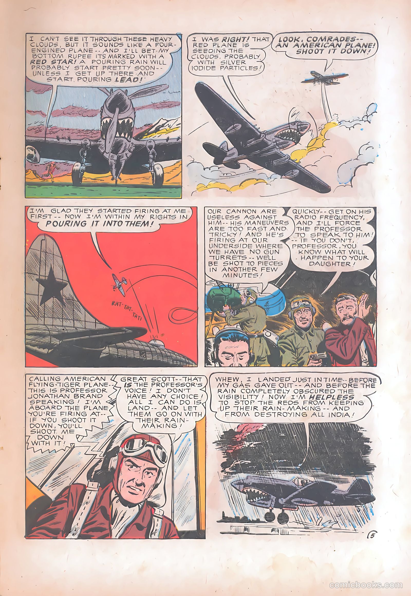 Spy-Hunters #16 (1952) — page 7 of 36