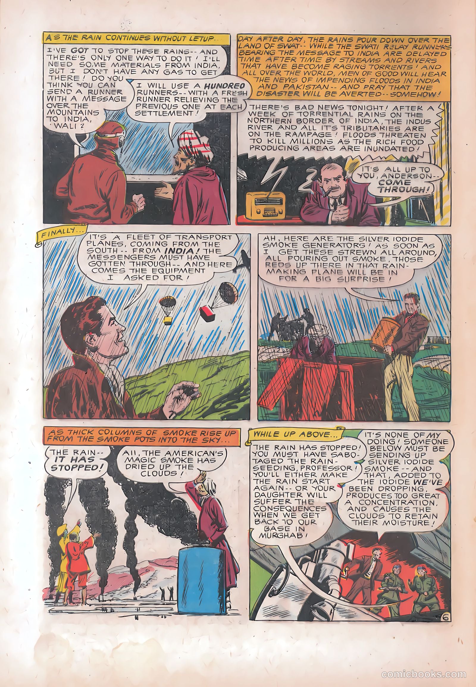 Spy-Hunters #16 (1952) — page 8 of 36