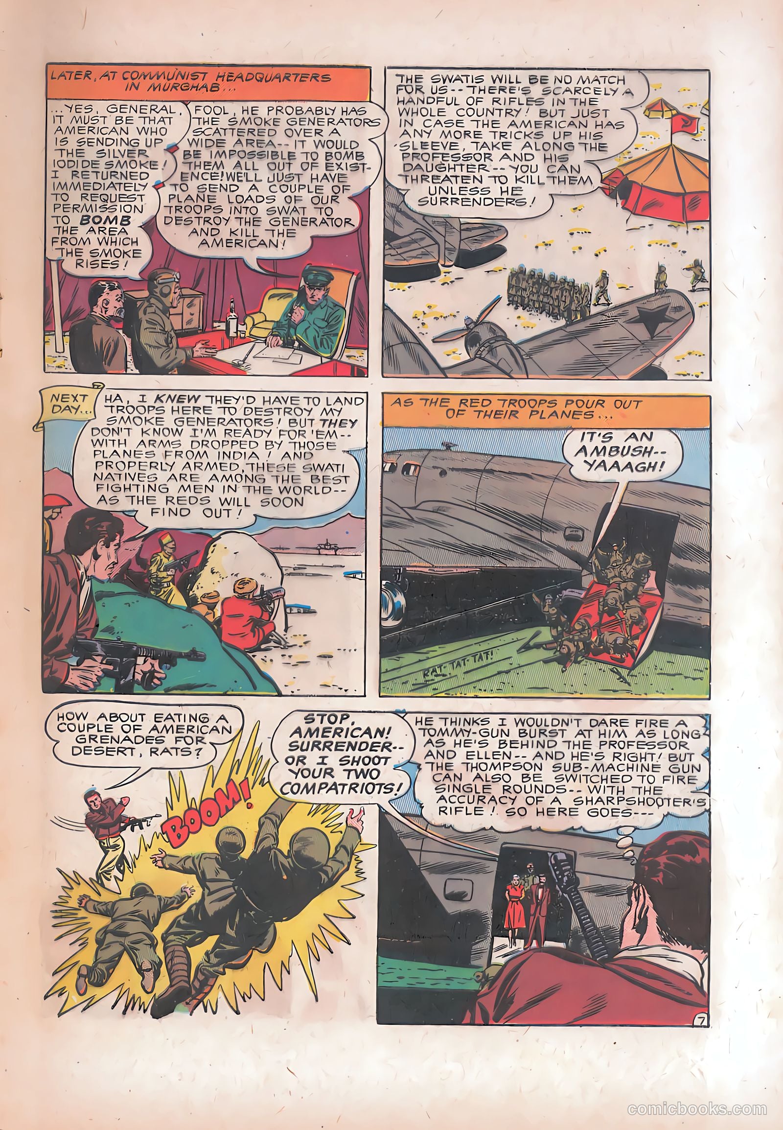 Spy-Hunters #16 (1952) — page 9 of 36