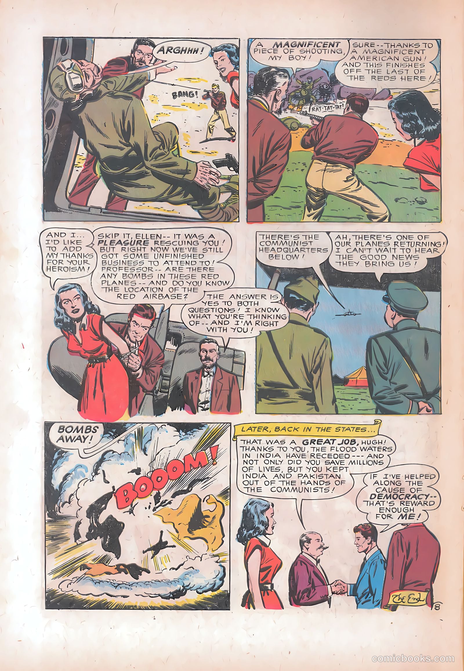 Spy-Hunters #16 (1952) — page 10 of 36
