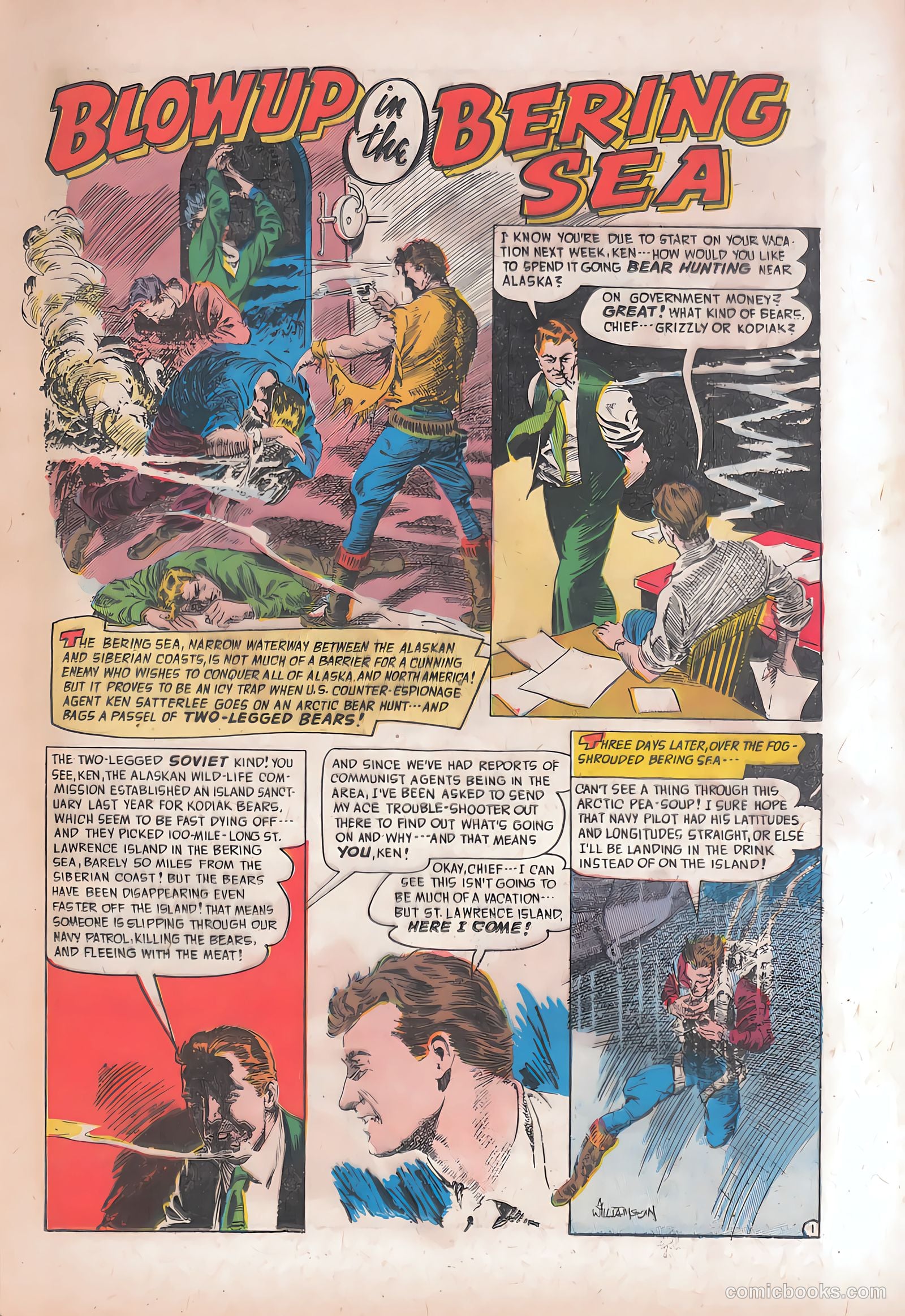 Spy-Hunters #16 (1952) — page 13 of 36