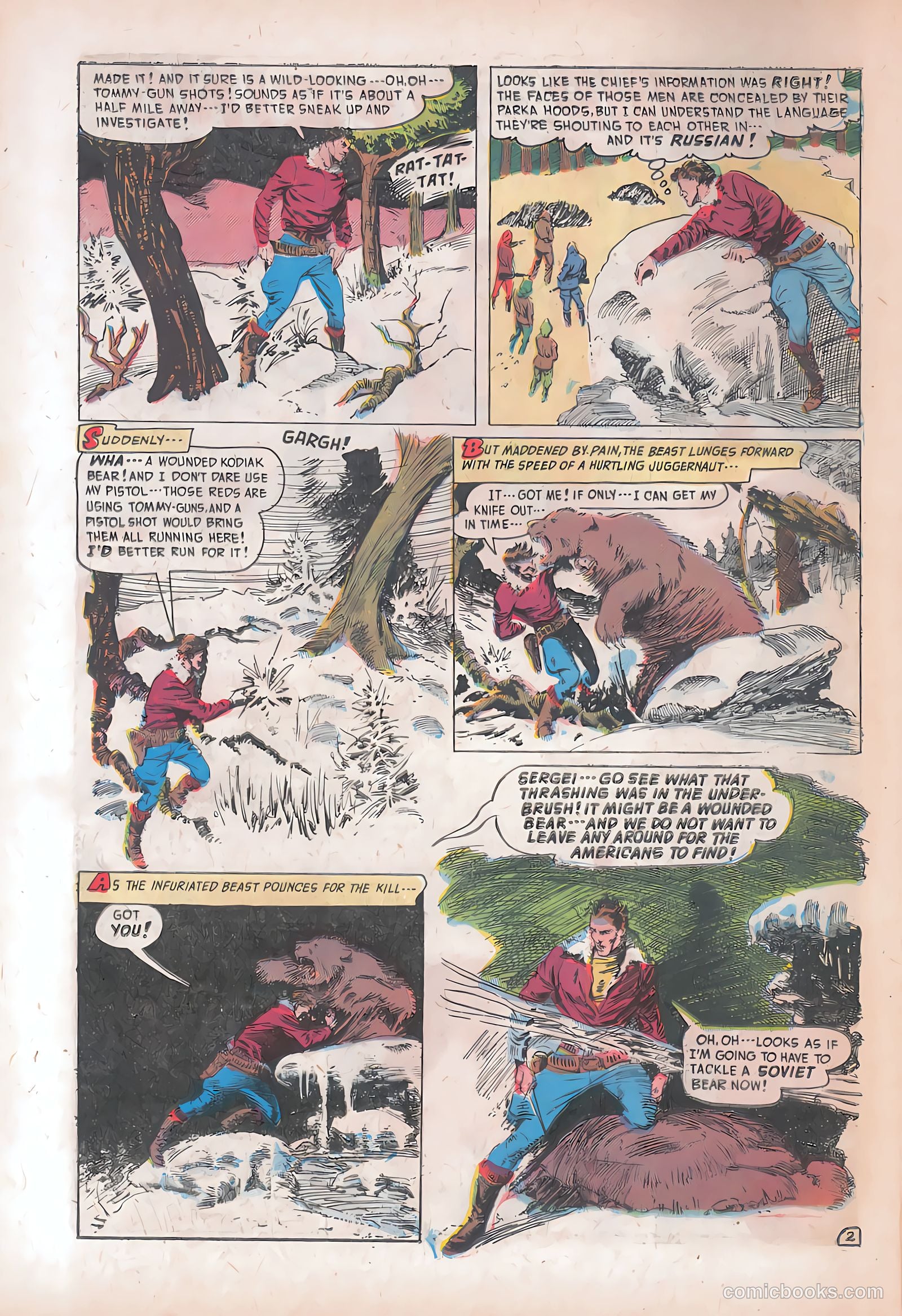 Spy-Hunters #16 (1952) — page 14 of 36