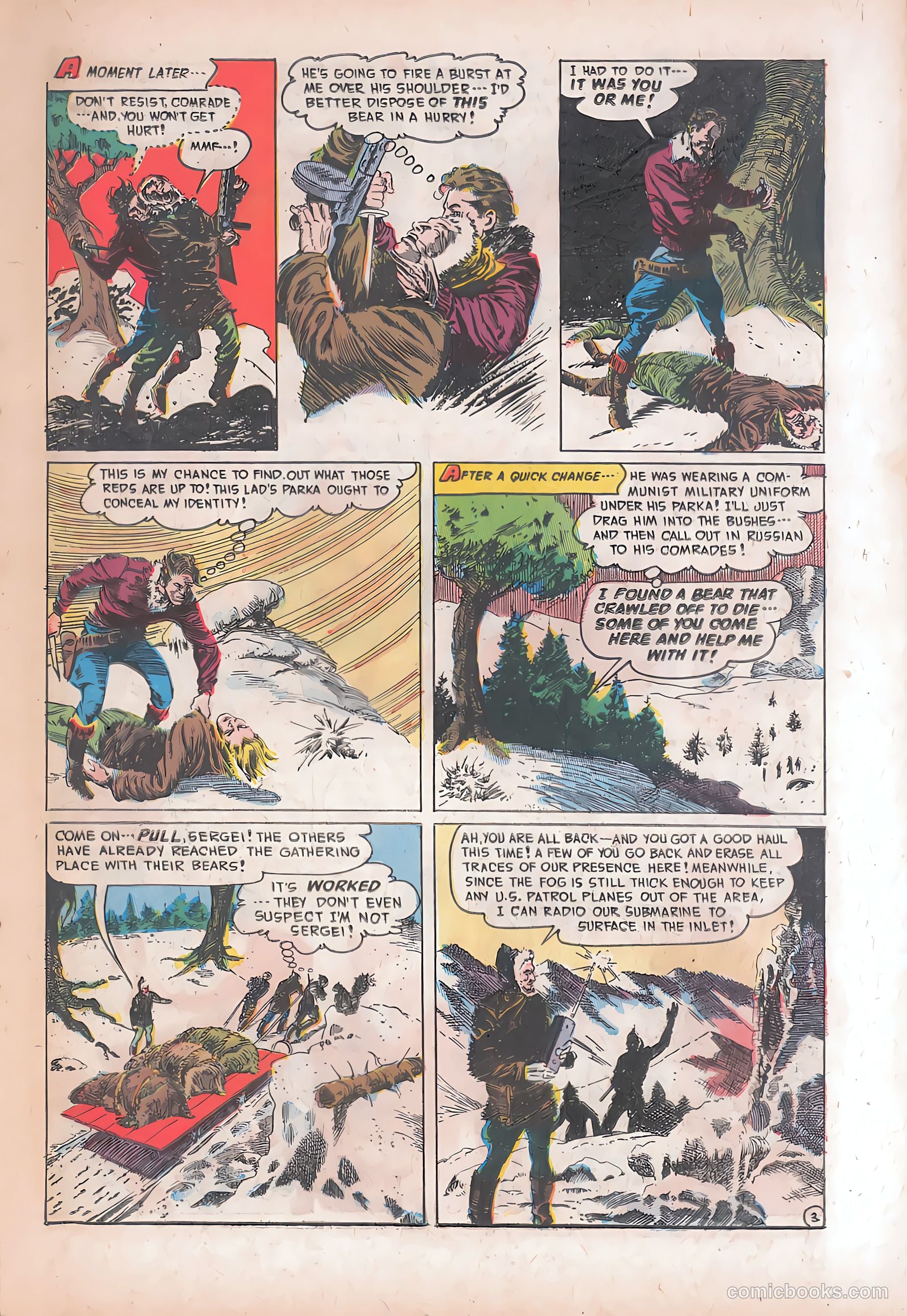 Spy-Hunters #16 (1952) — page 15 of 36