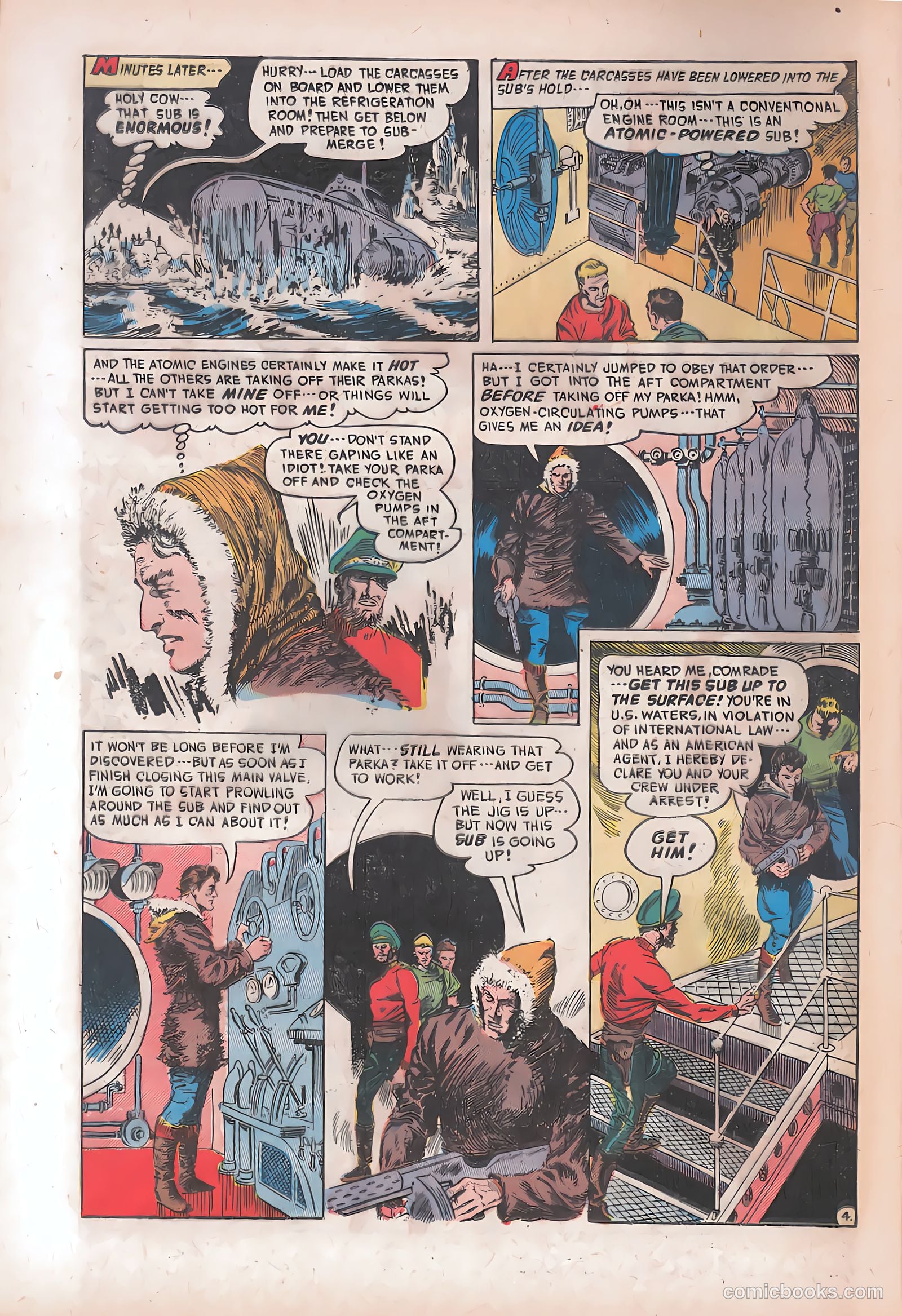 Spy-Hunters #16 (1952) — page 16 of 36