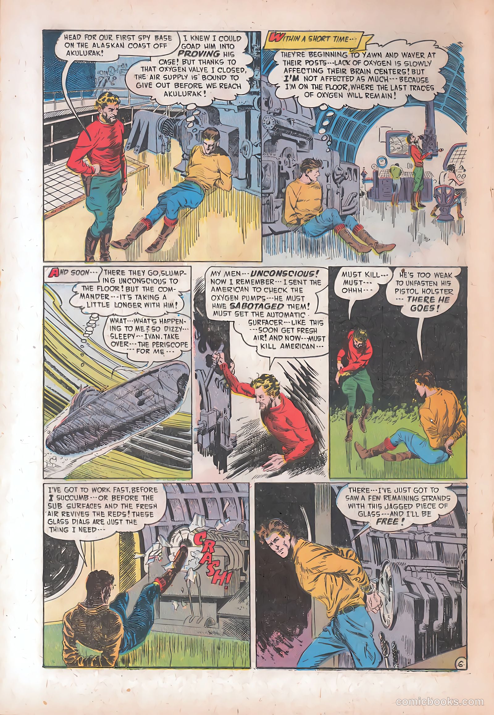 Spy-Hunters #16 (1952) — page 18 of 36