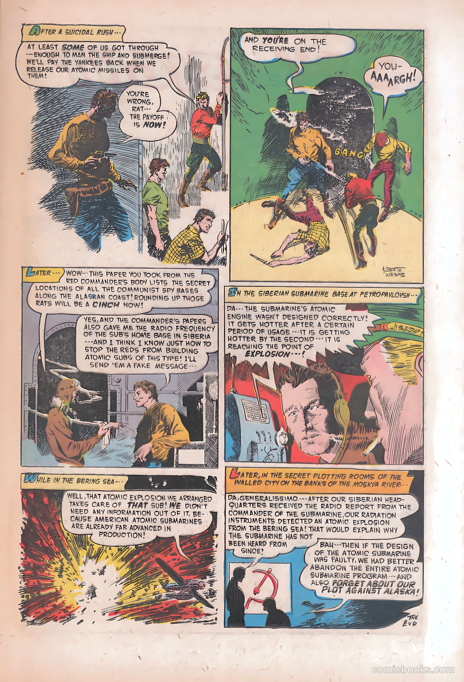 Spy-Hunters #16 (1952) — page 21 of 36