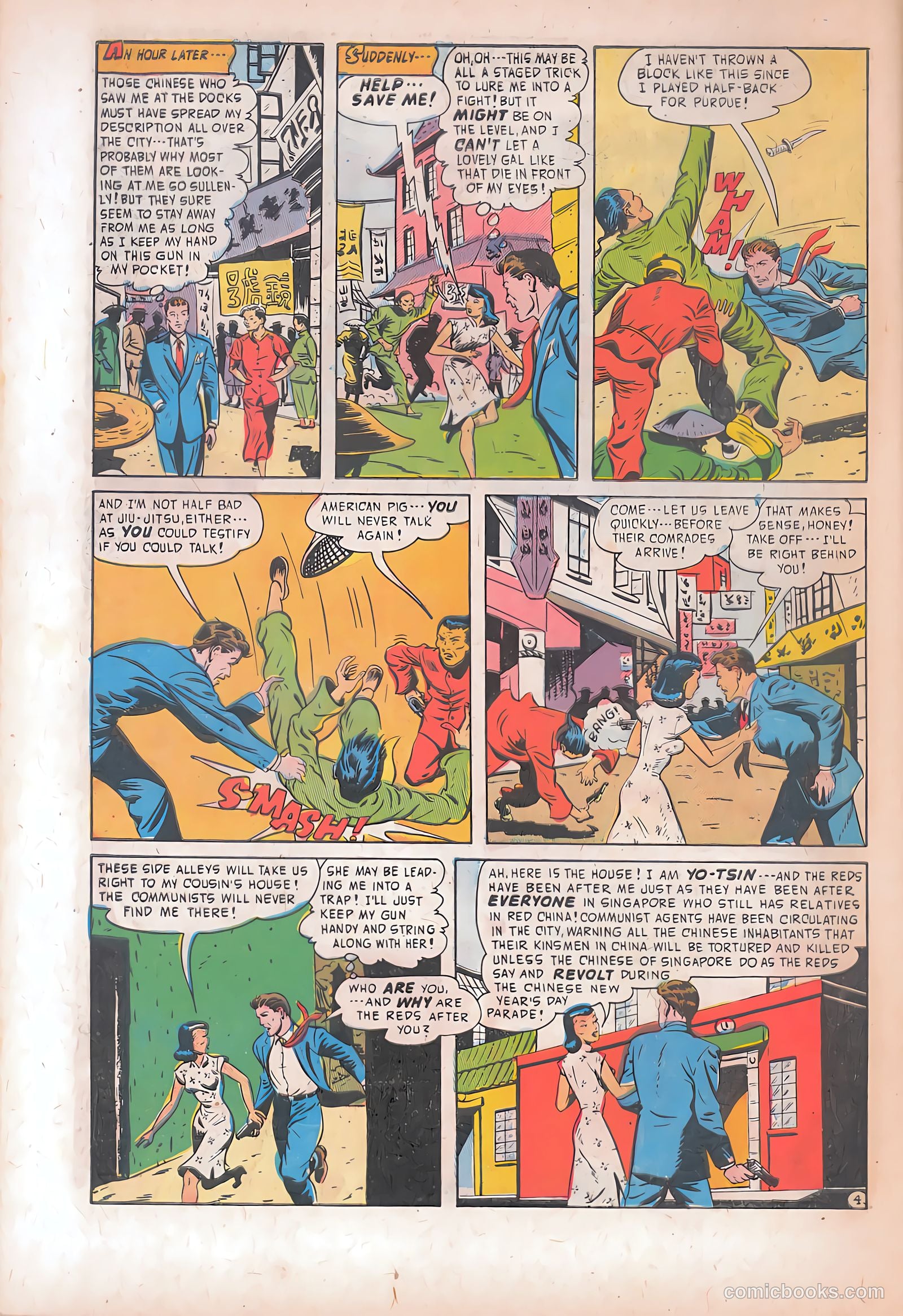 Spy-Hunters #16 (1952) — page 30 of 36
