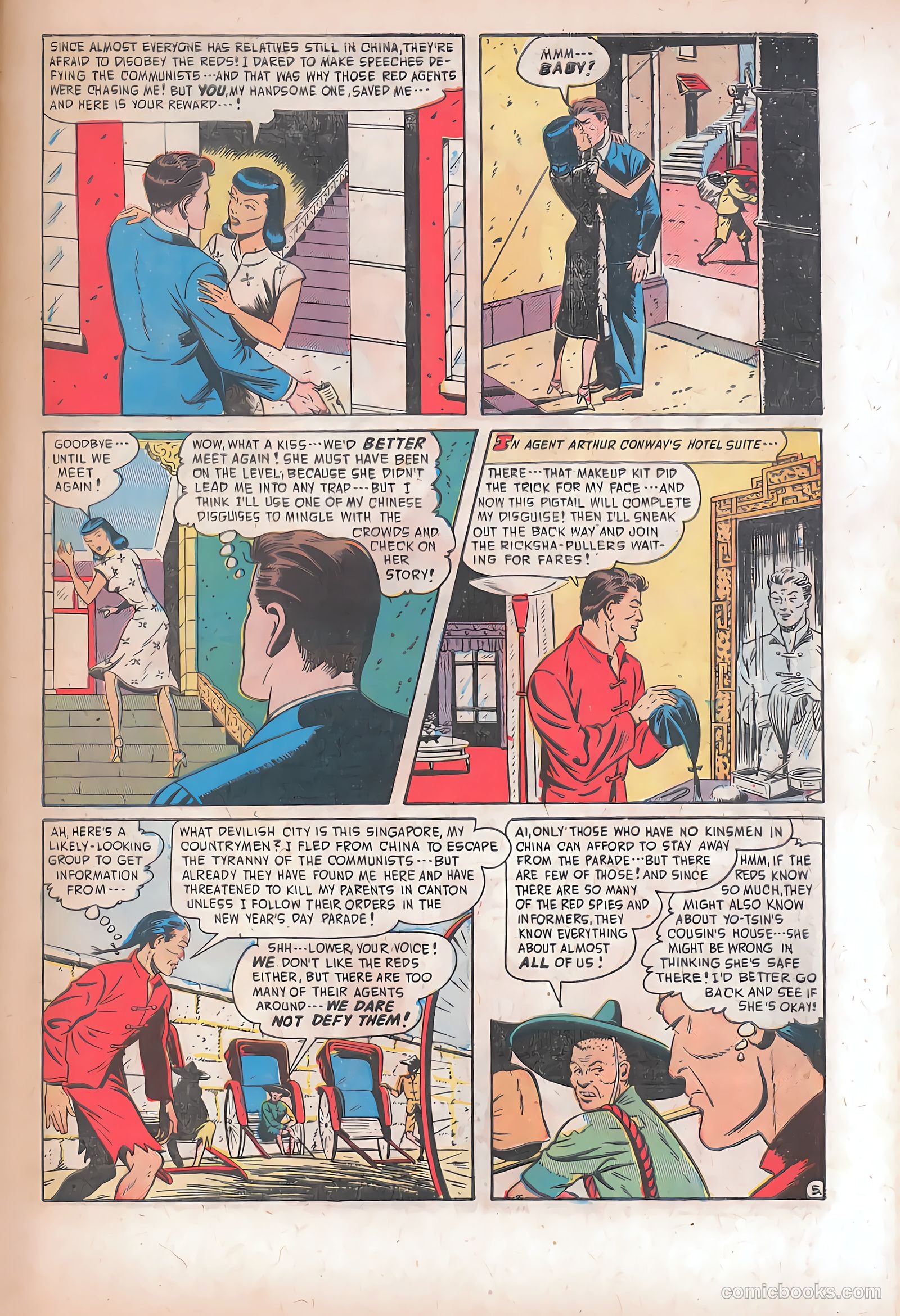 Spy-Hunters #16 (1952) — page 31 of 36