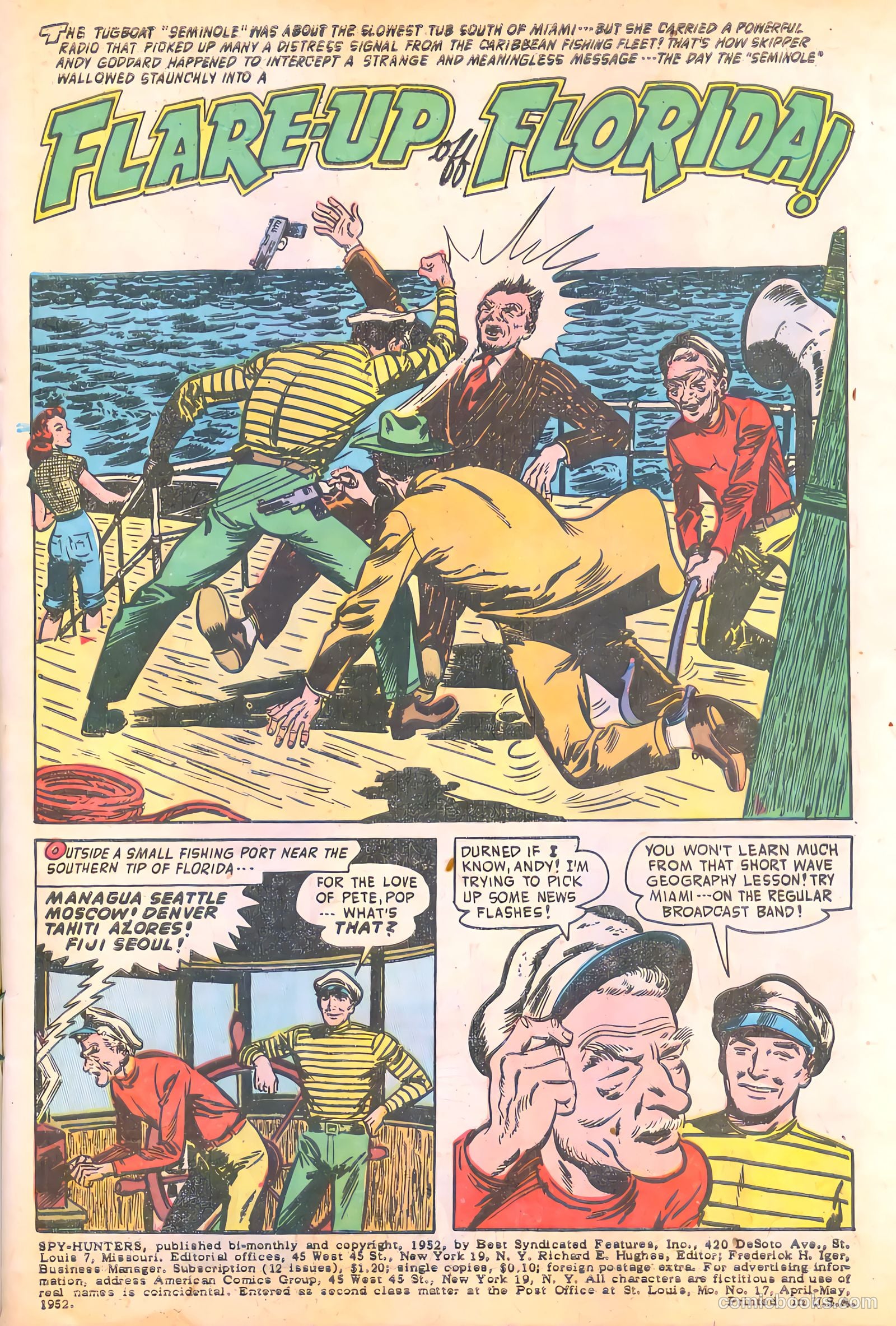 Spy-Hunters #17 (1952) — page 3 of 36