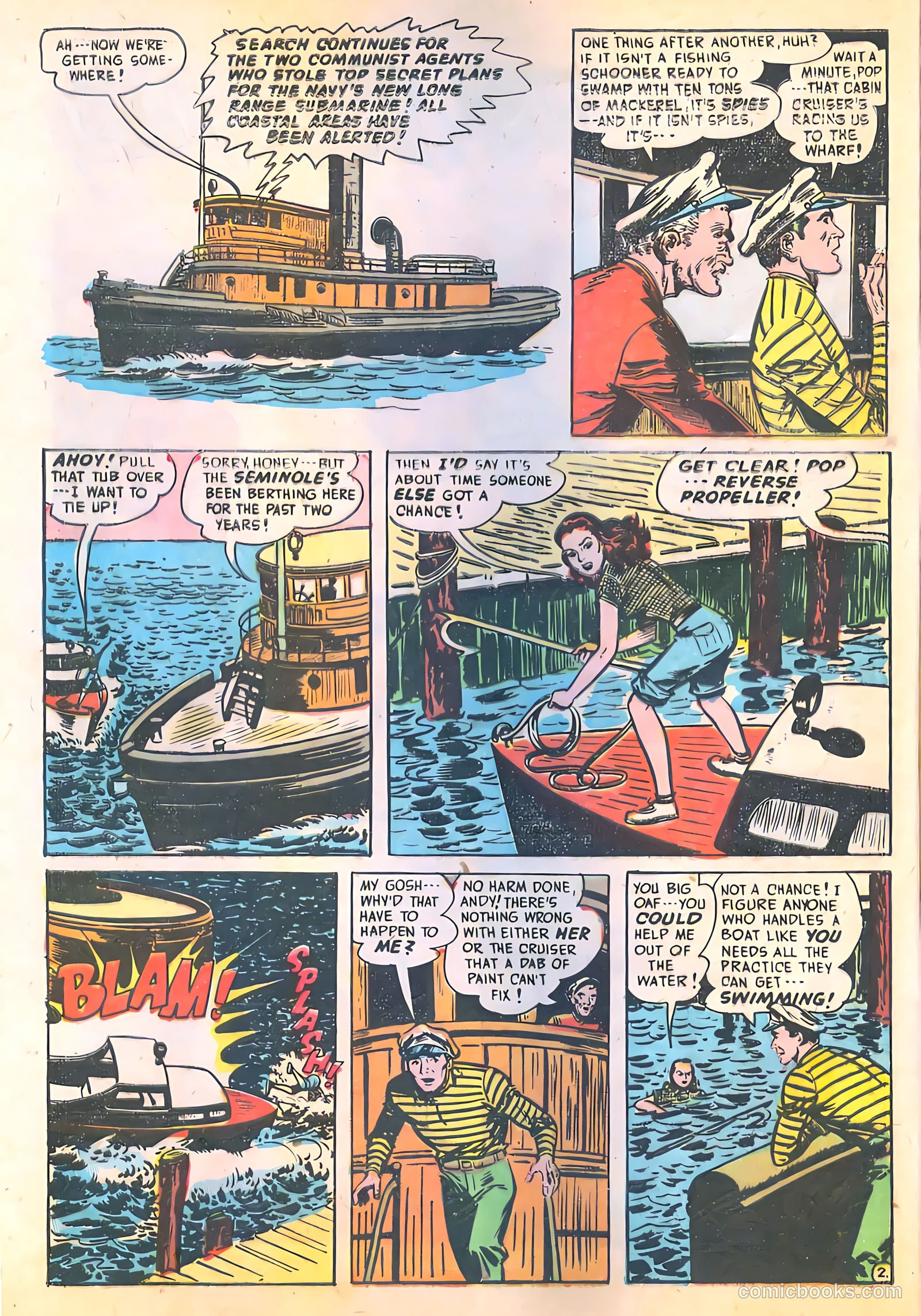 Spy-Hunters #17 (1952) — page 4 of 36