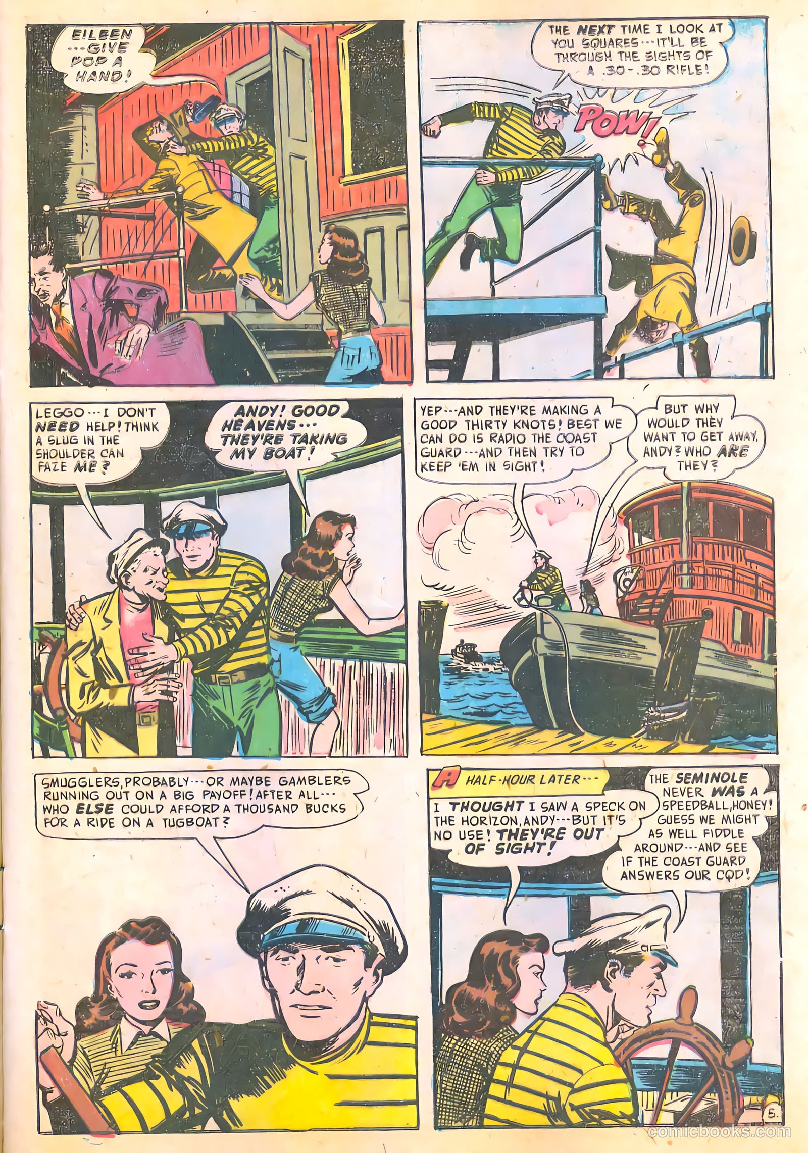 Spy-Hunters #17 (1952) — page 7 of 36