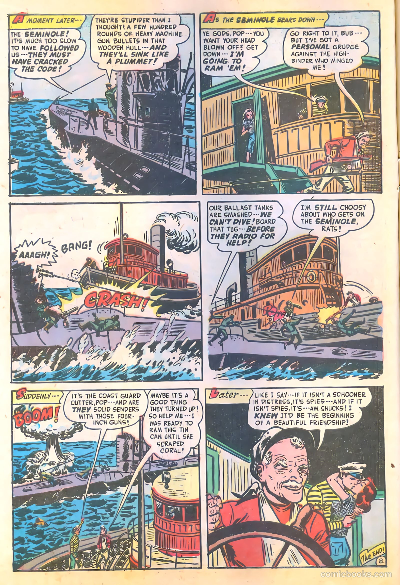 Spy-Hunters #17 (1952) — page 10 of 36