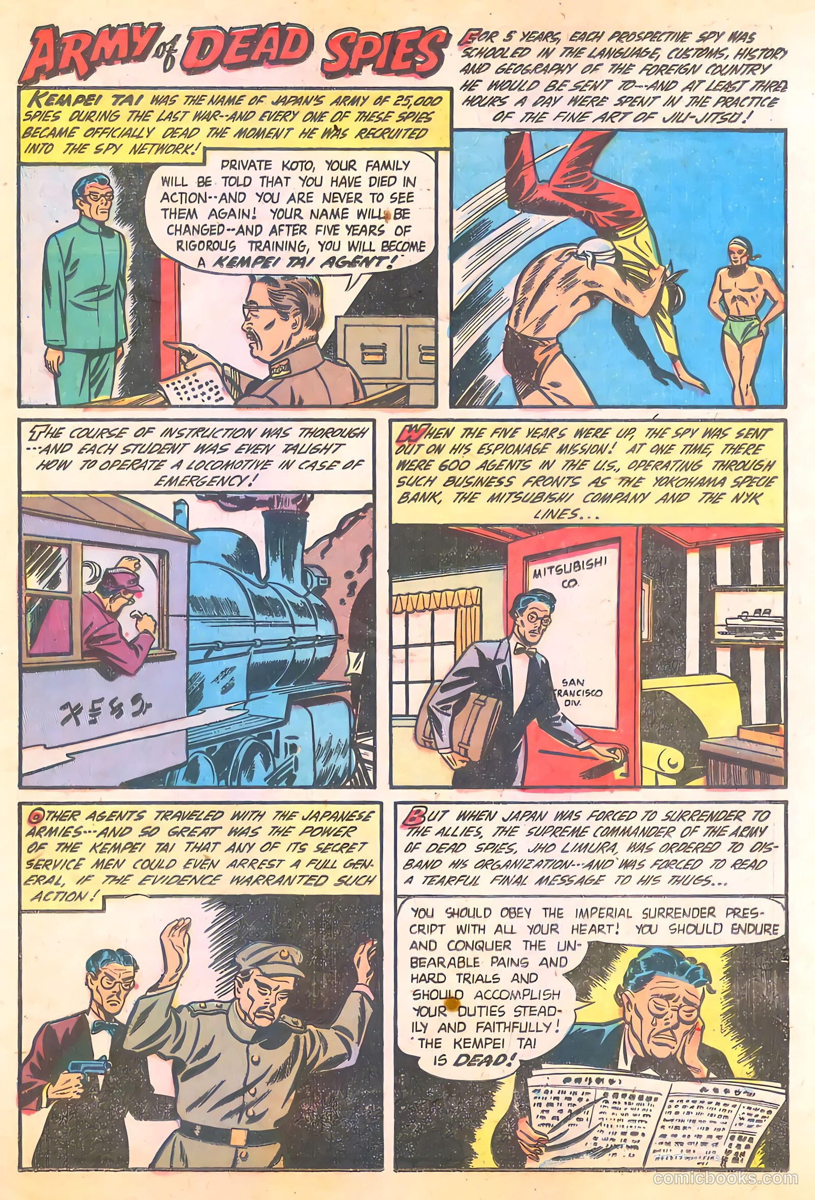Spy-Hunters #17 (1952) — page 11 of 36