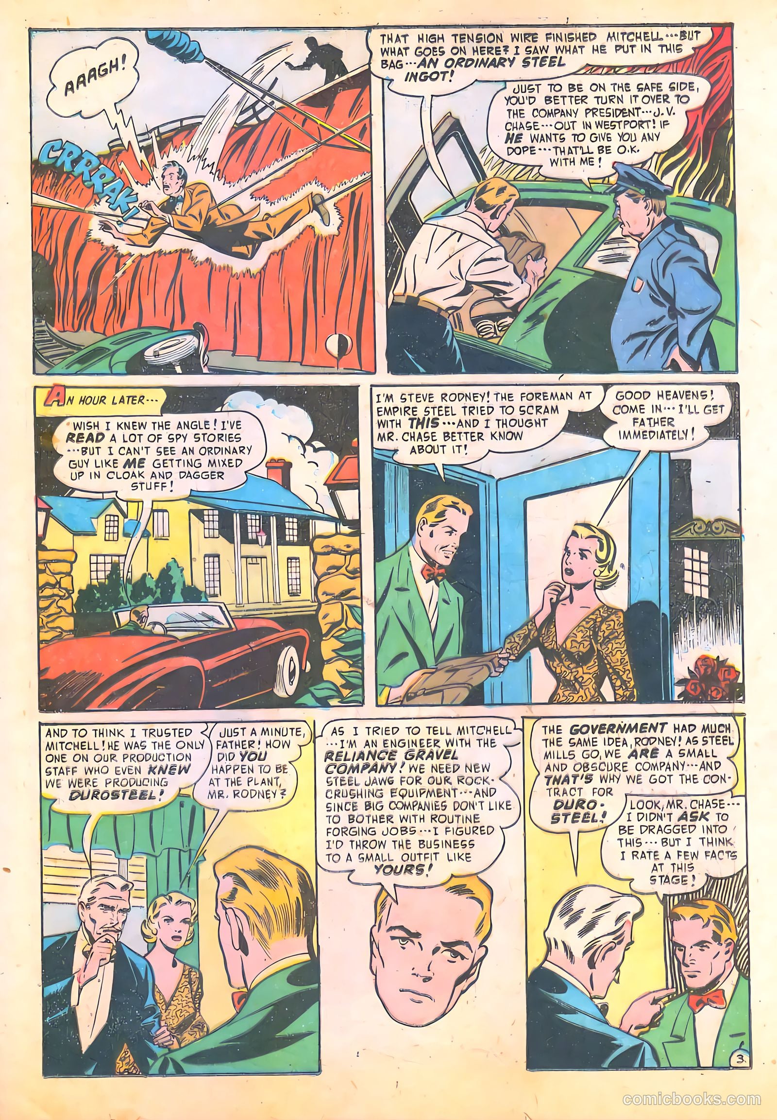 Spy-Hunters #17 (1952) — page 25 of 36