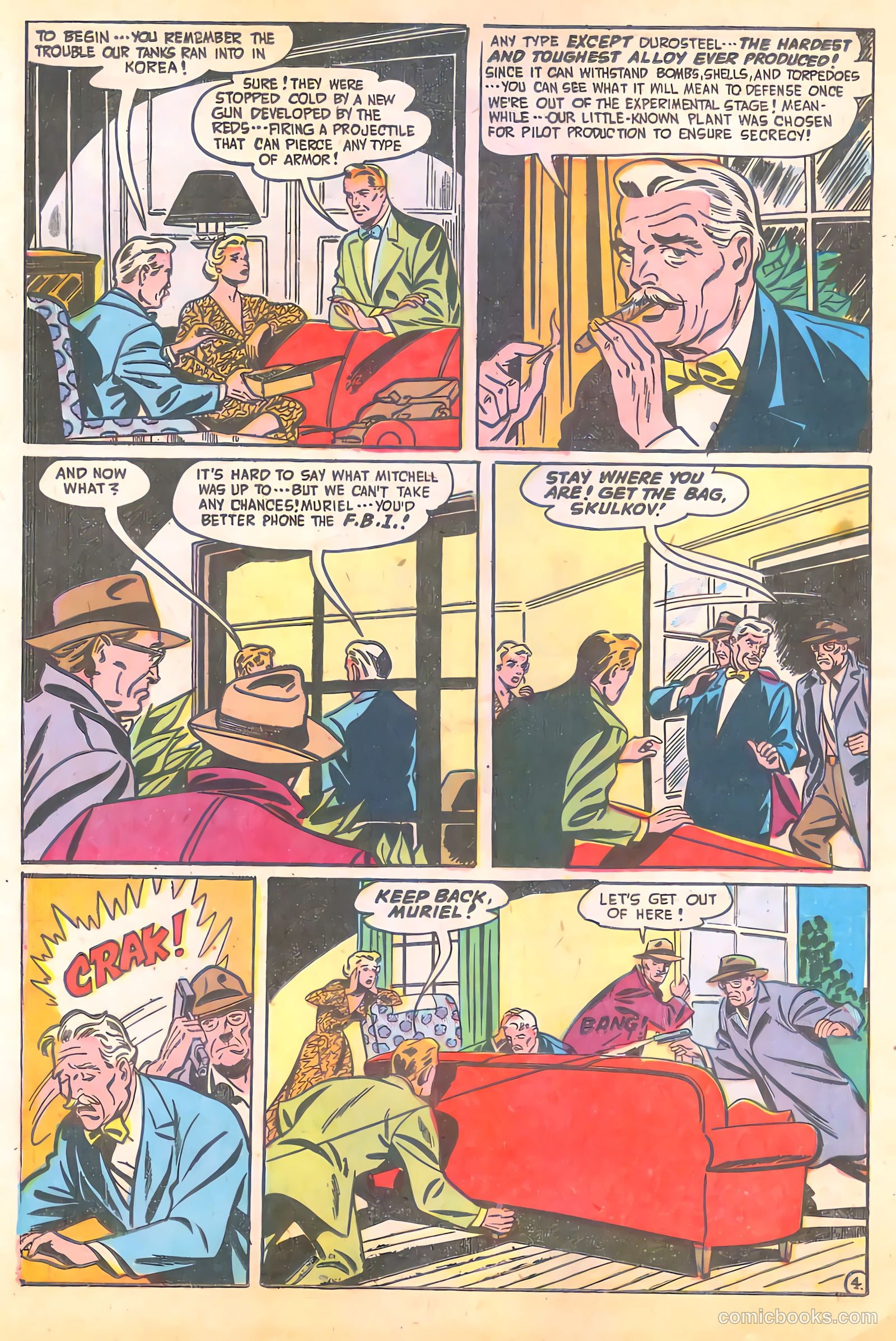 Spy-Hunters #17 (1952) — page 26 of 36