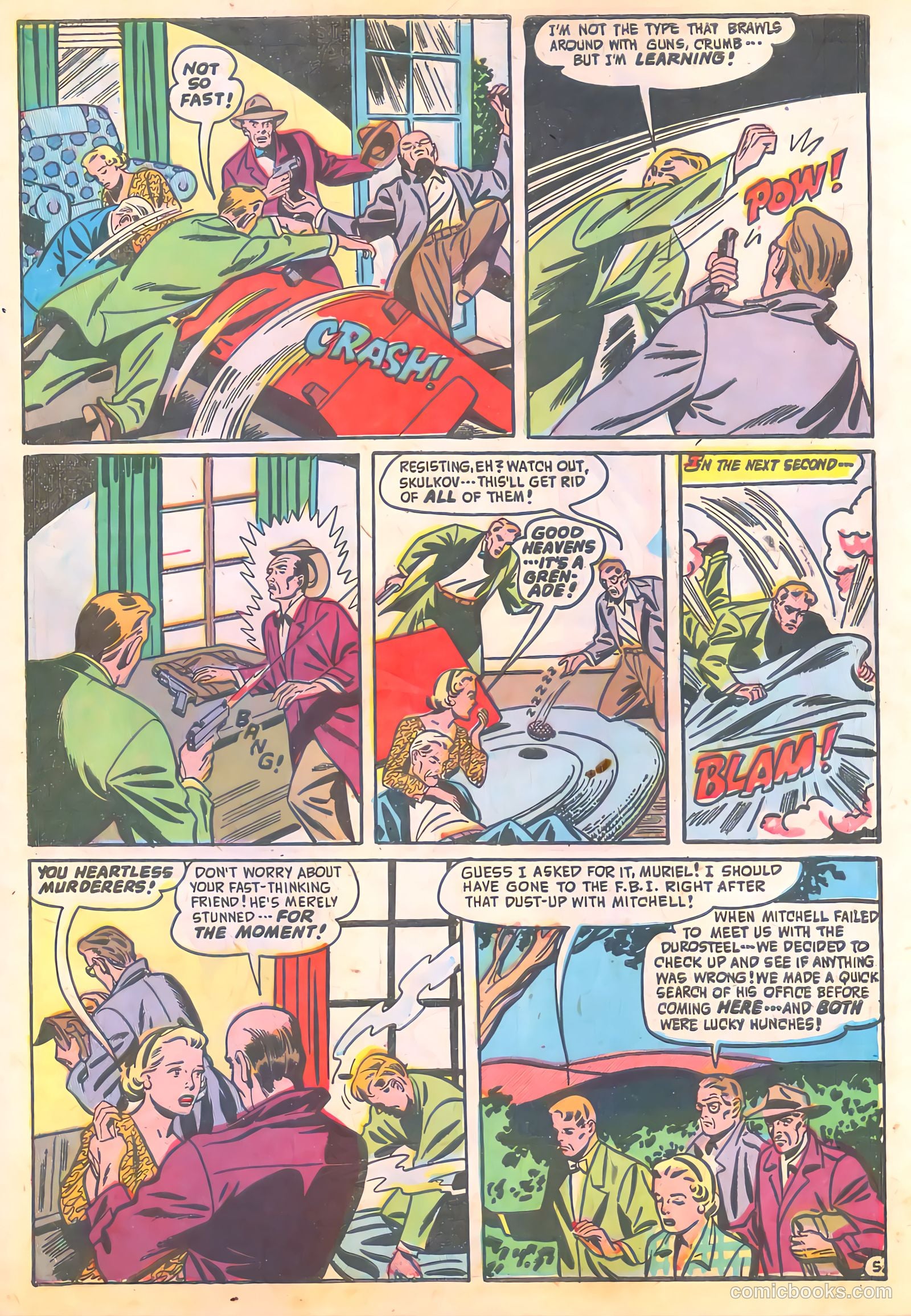 Spy-Hunters #17 (1952) — page 27 of 36