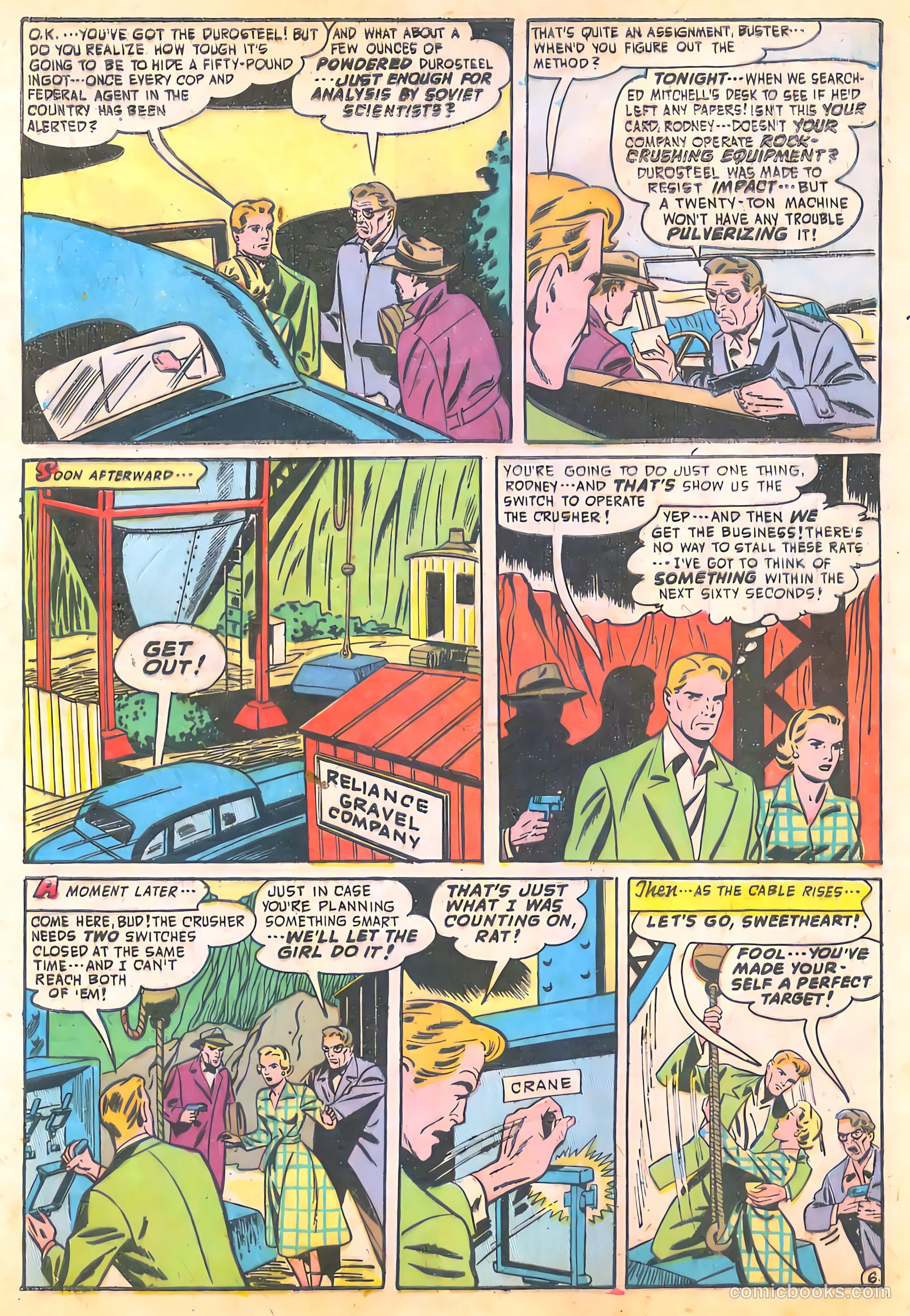 Spy-Hunters #17 (1952) — page 28 of 36