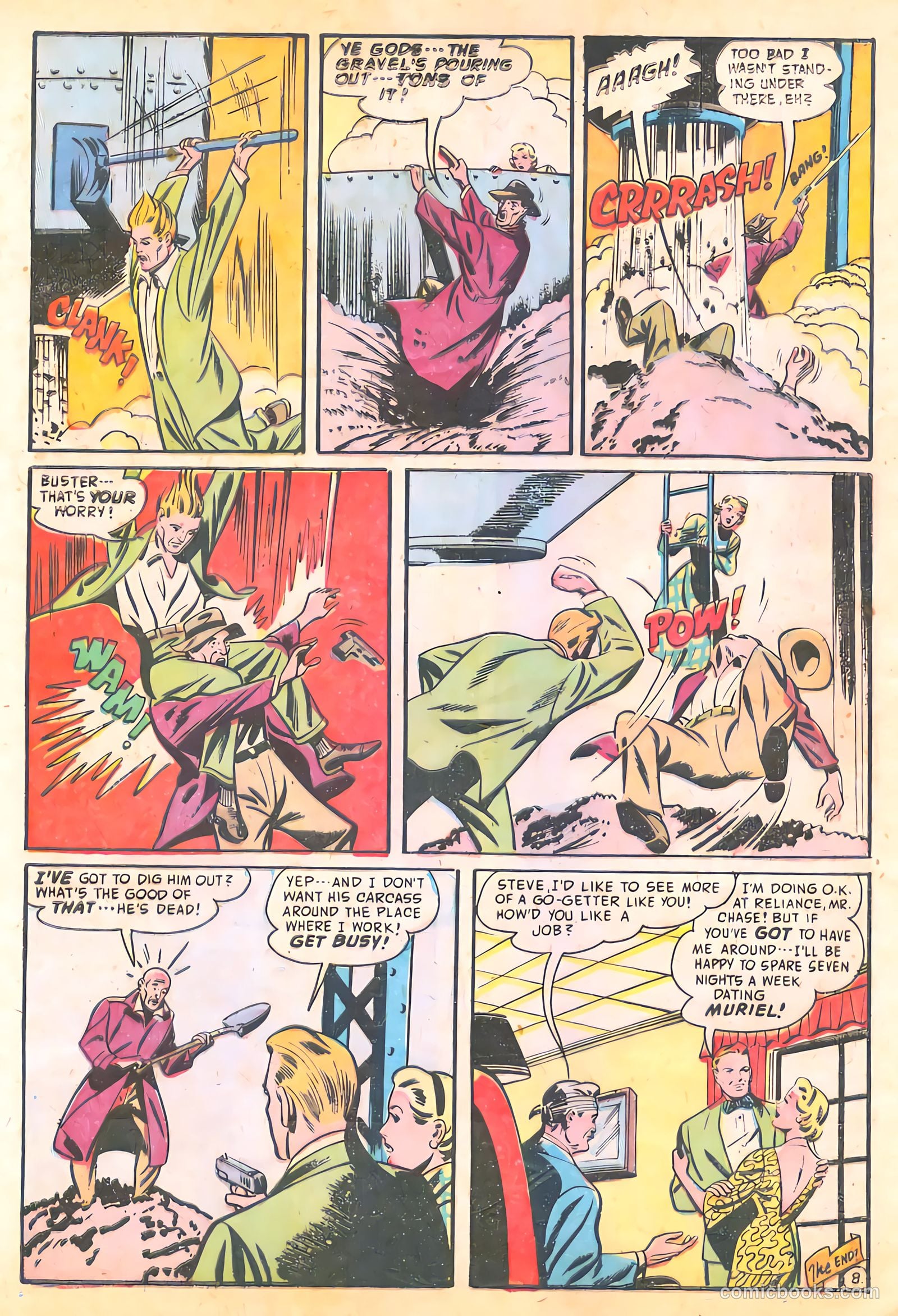 Spy-Hunters #17 (1952) — page 30 of 36