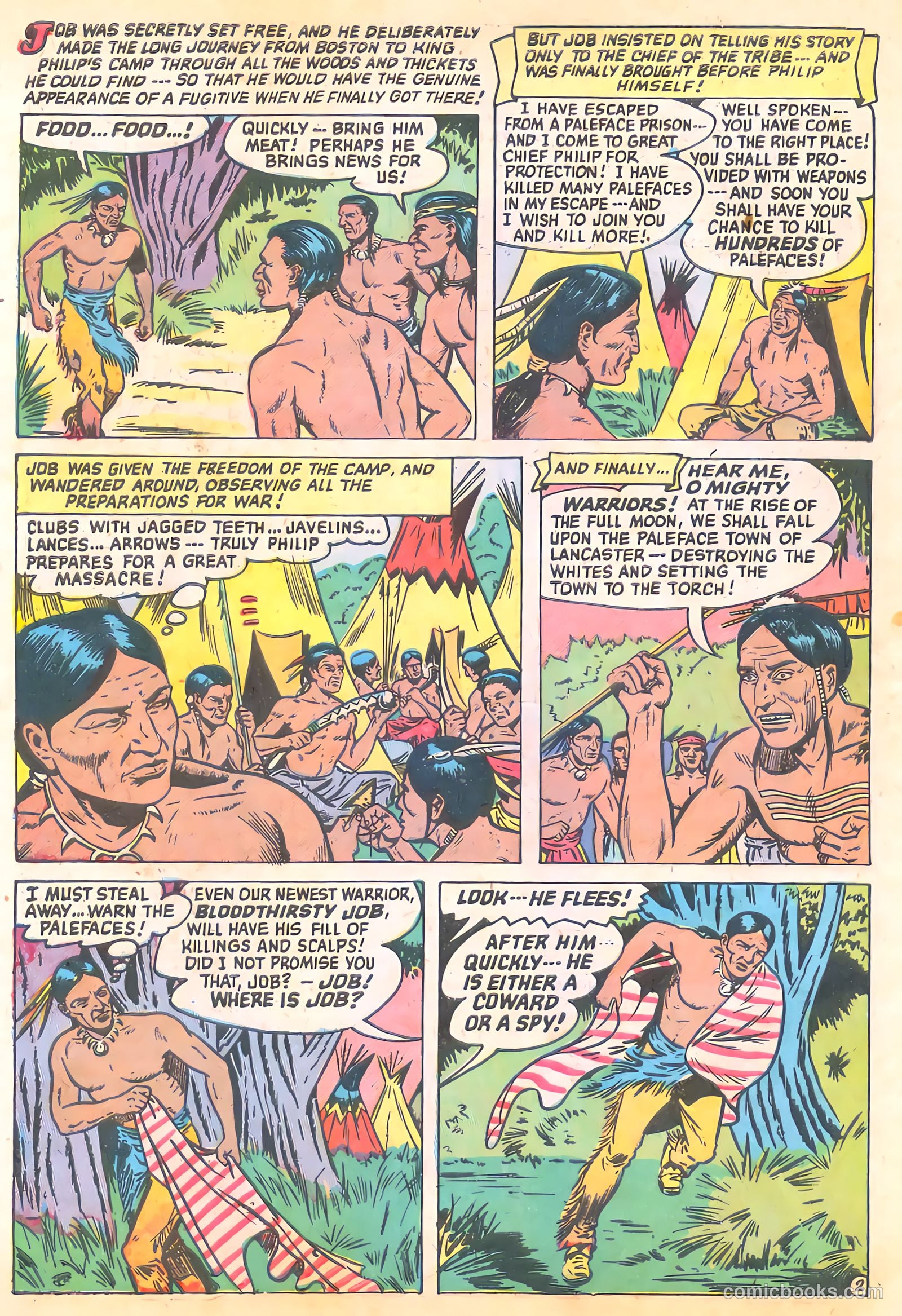 Spy-Hunters #17 (1952) — page 32 of 36