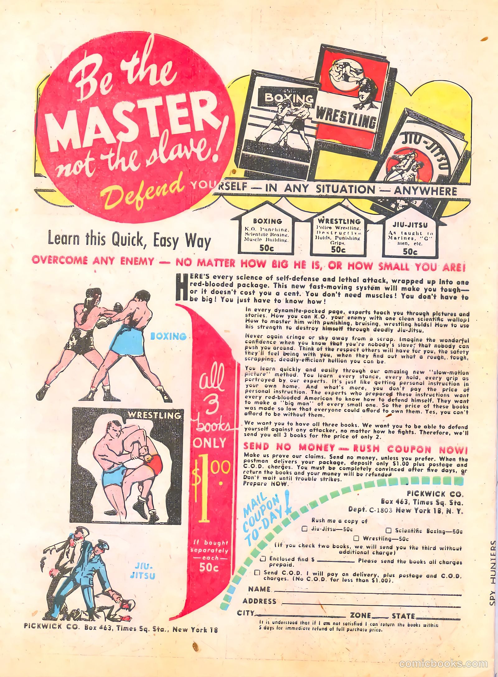 Spy-Hunters #17 (1952) — page 34 of 36