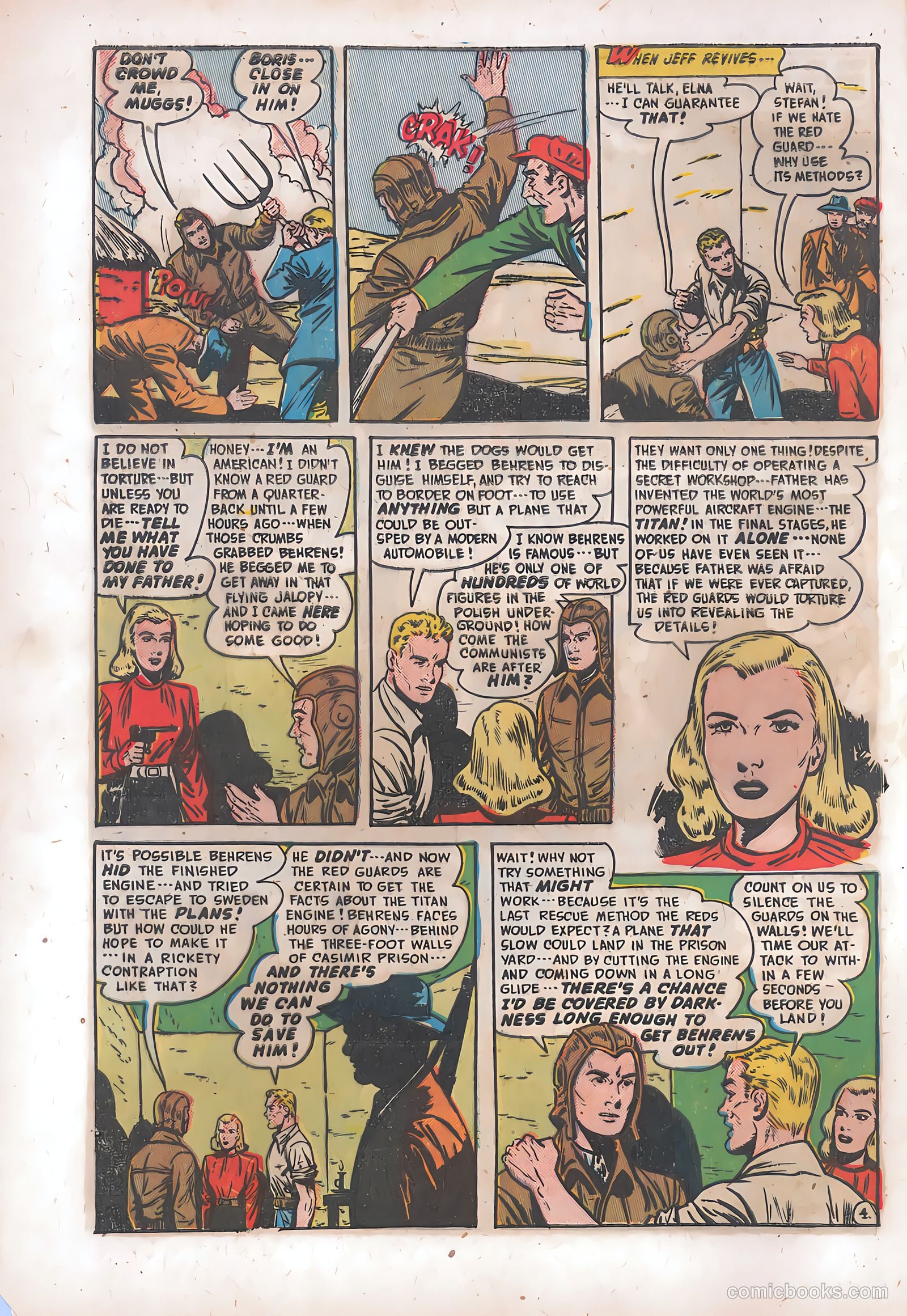 Spy-Hunters #18 (1952) — page 6 of 36