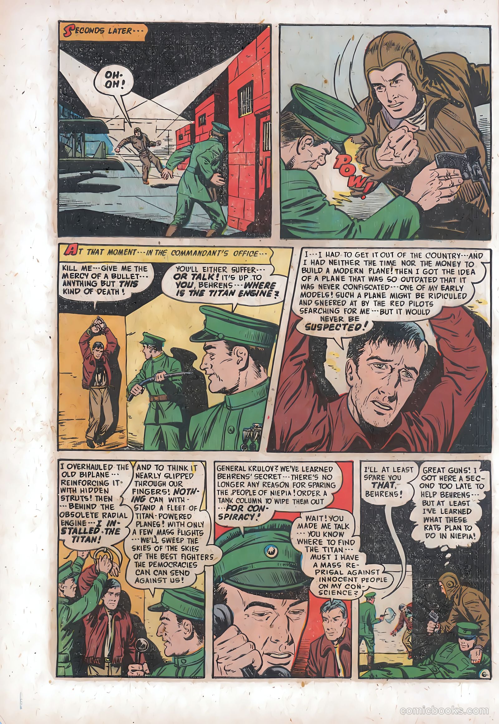 Spy-Hunters #18 (1952) — page 8 of 36