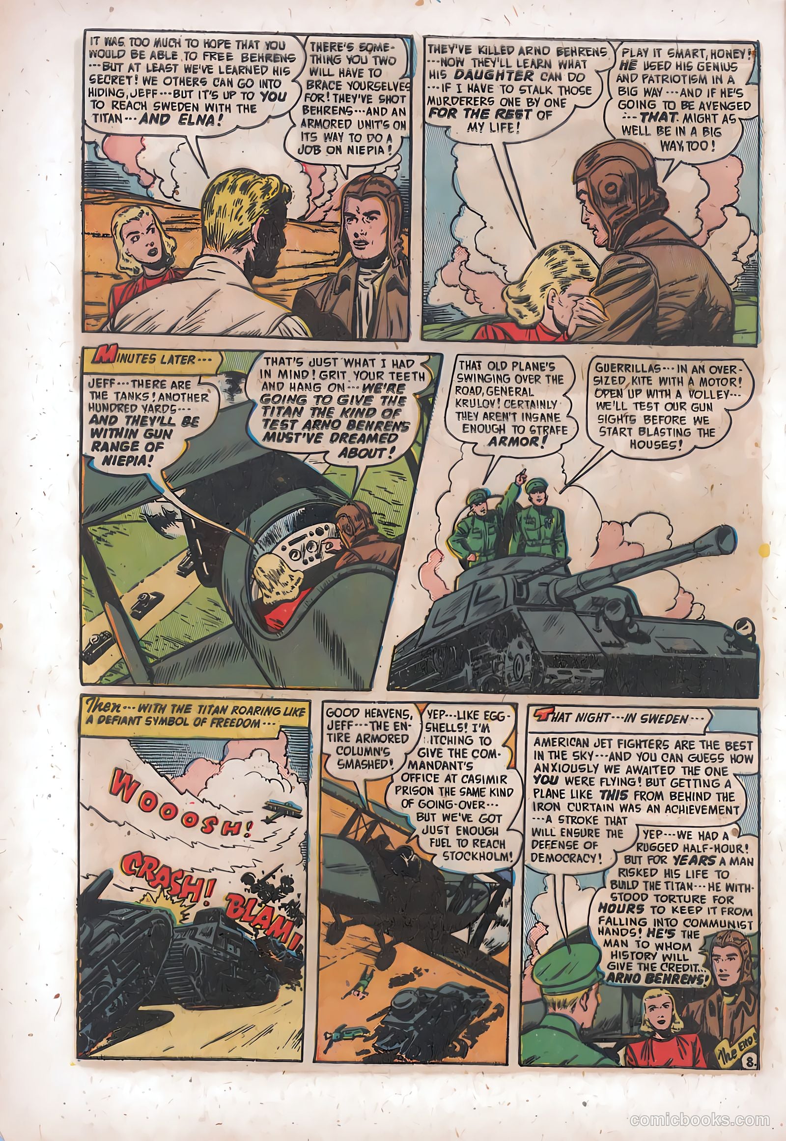 Spy-Hunters #18 (1952) — page 10 of 36