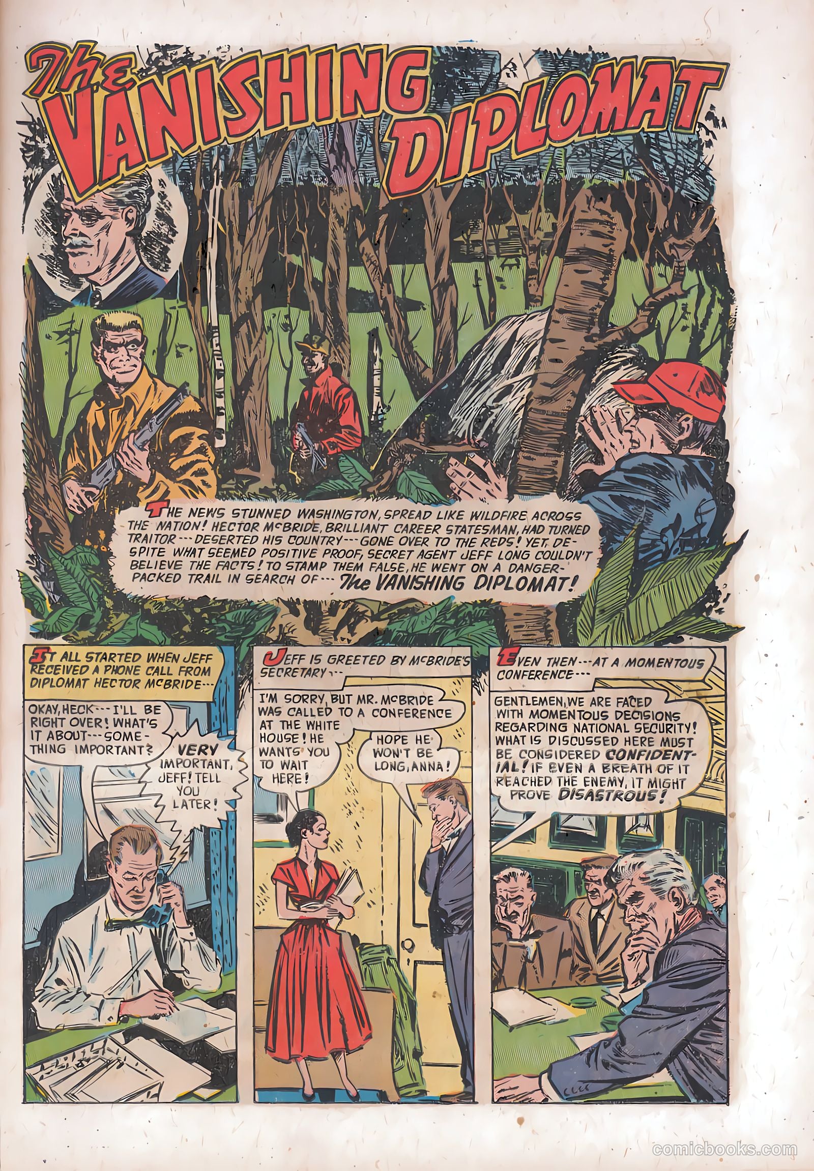 Spy-Hunters #18 (1952) — page 13 of 36