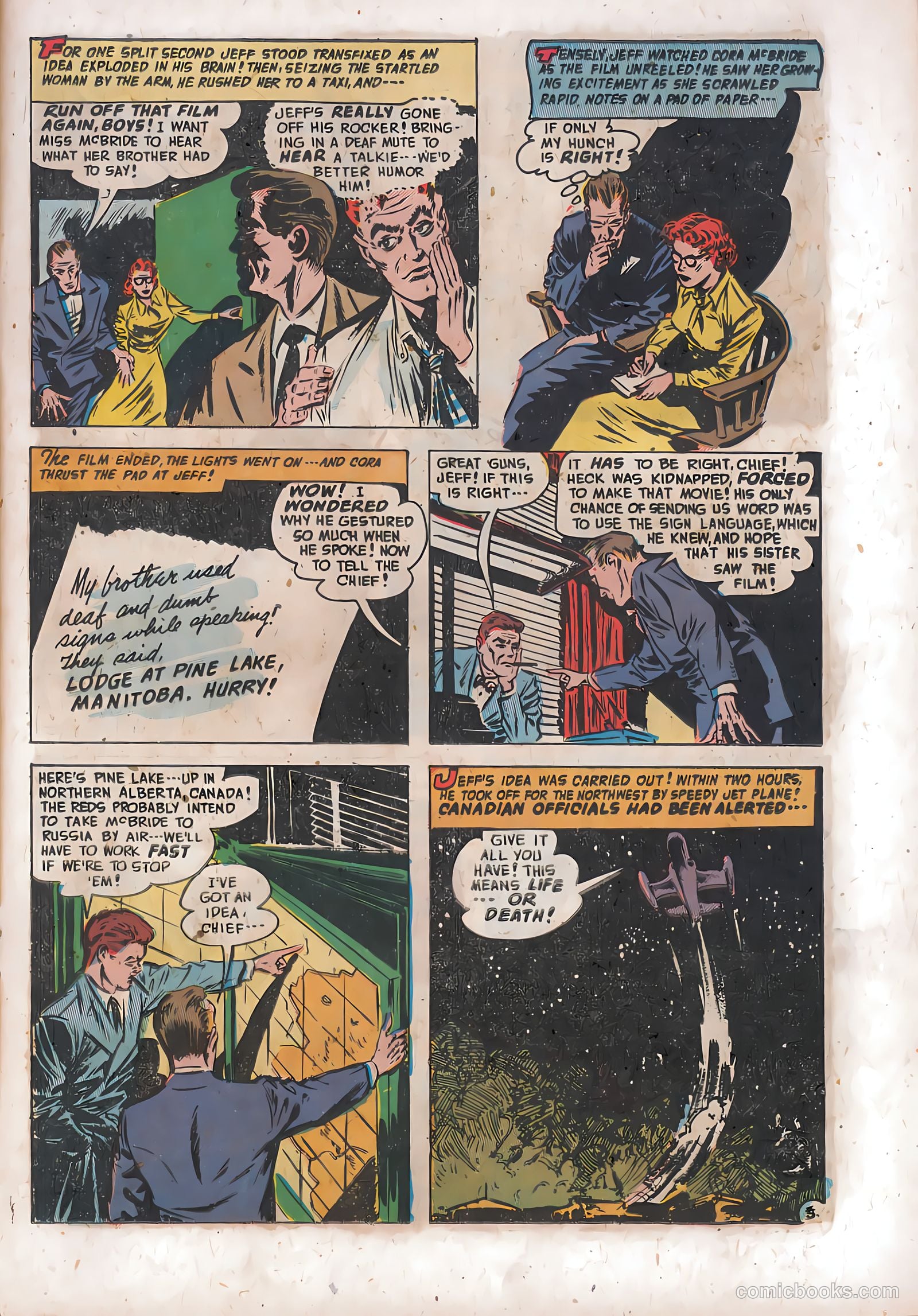 Spy-Hunters #18 (1952) — page 17 of 36