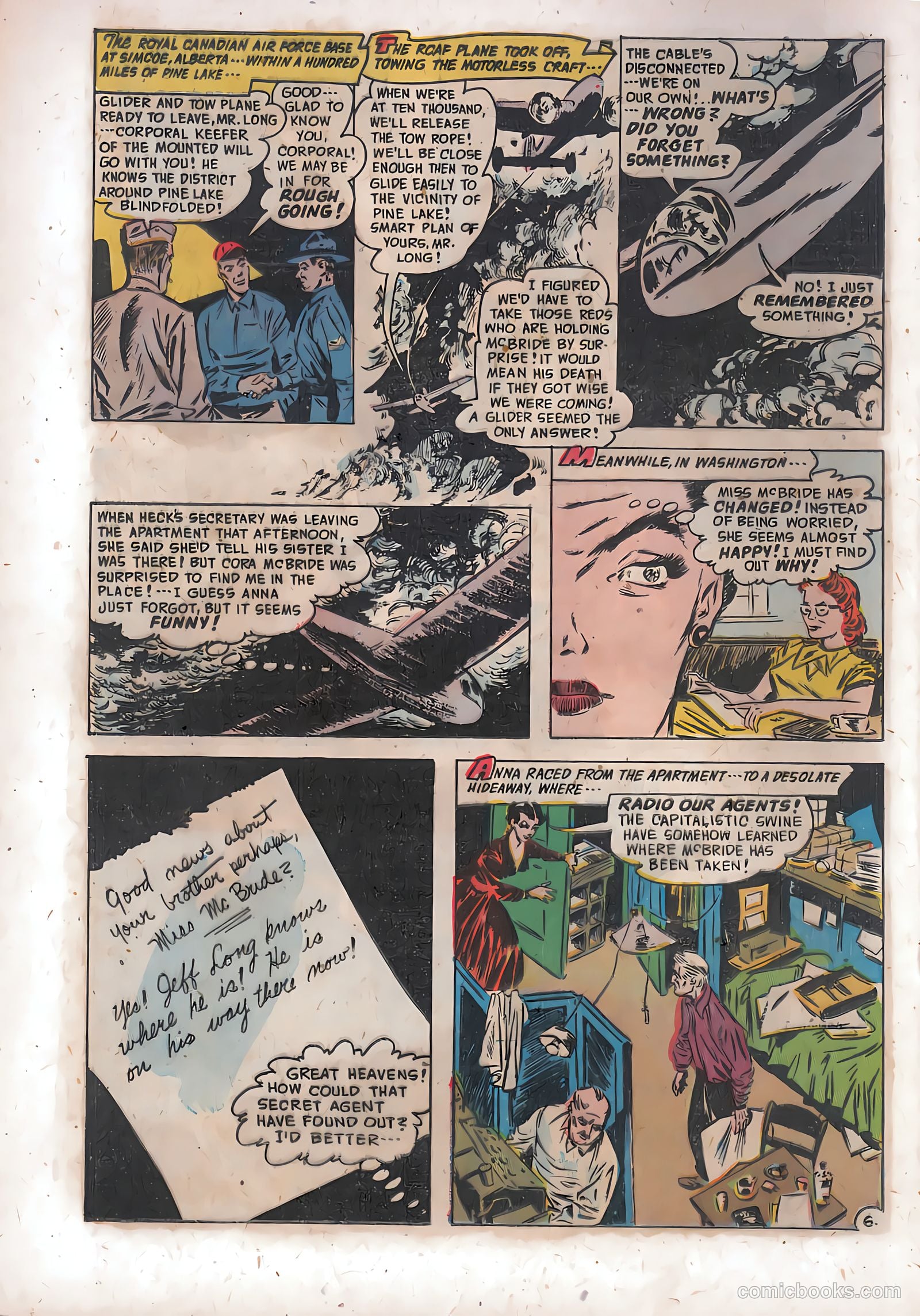 Spy-Hunters #18 (1952) — page 18 of 36