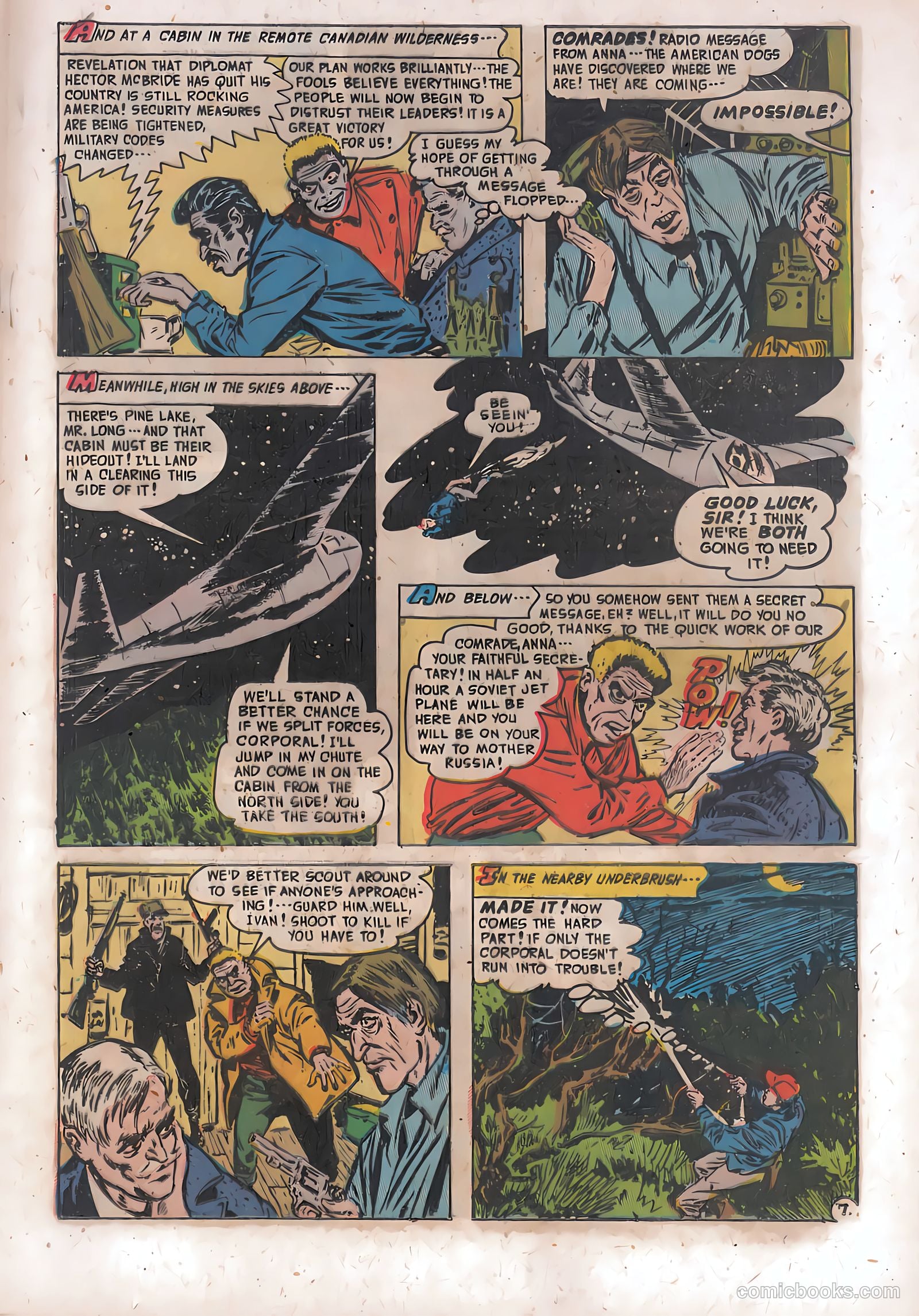 Spy-Hunters #18 (1952) — page 19 of 36