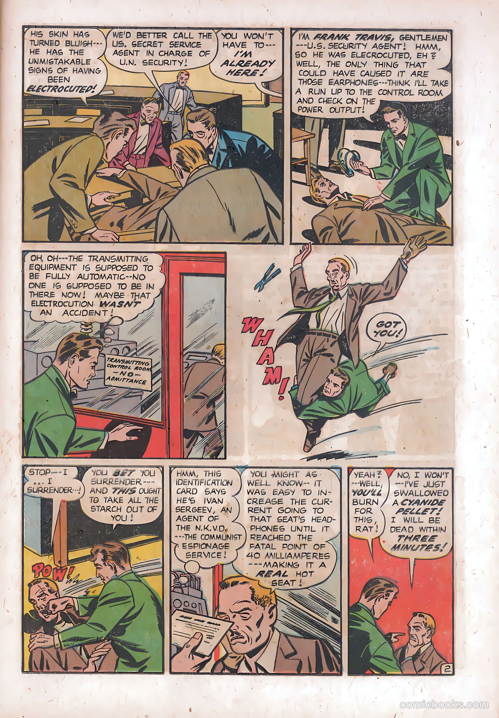 Spy-Hunters #18 (1952) — page 25 of 36