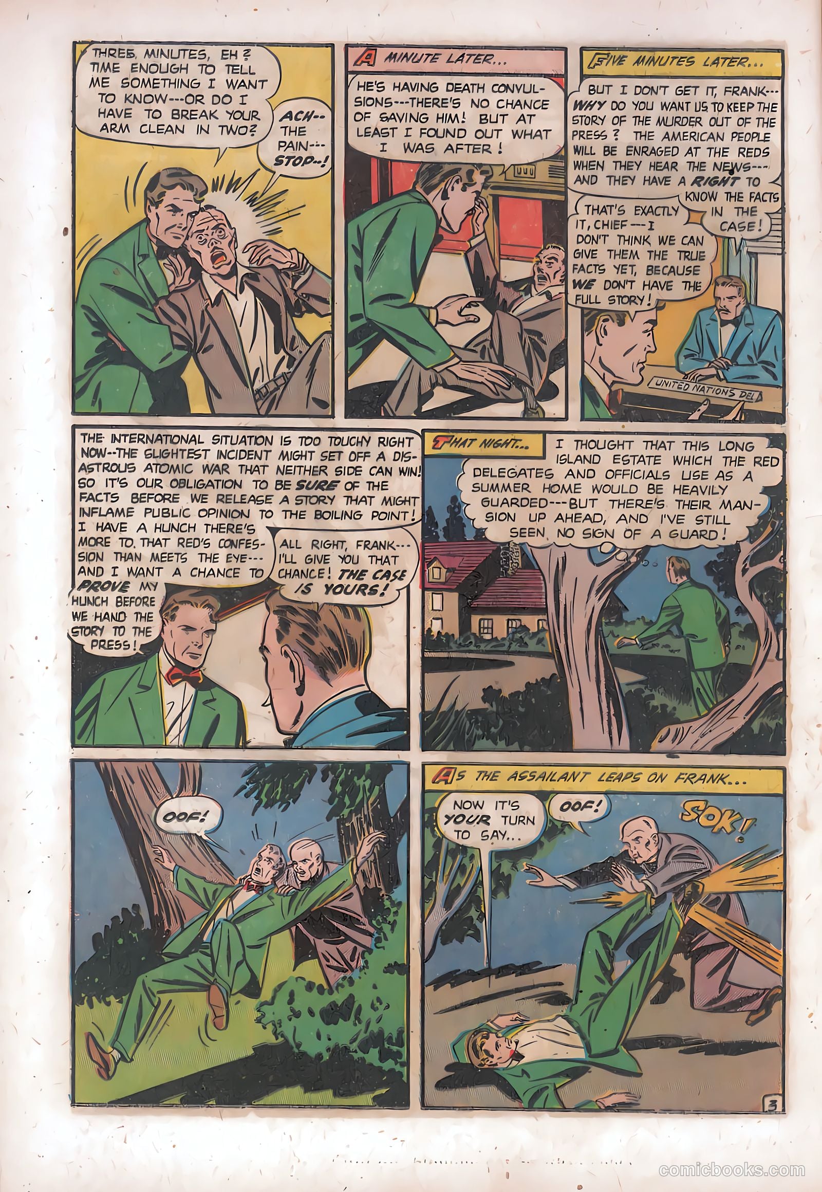 Spy-Hunters #18 (1952) — page 26 of 36