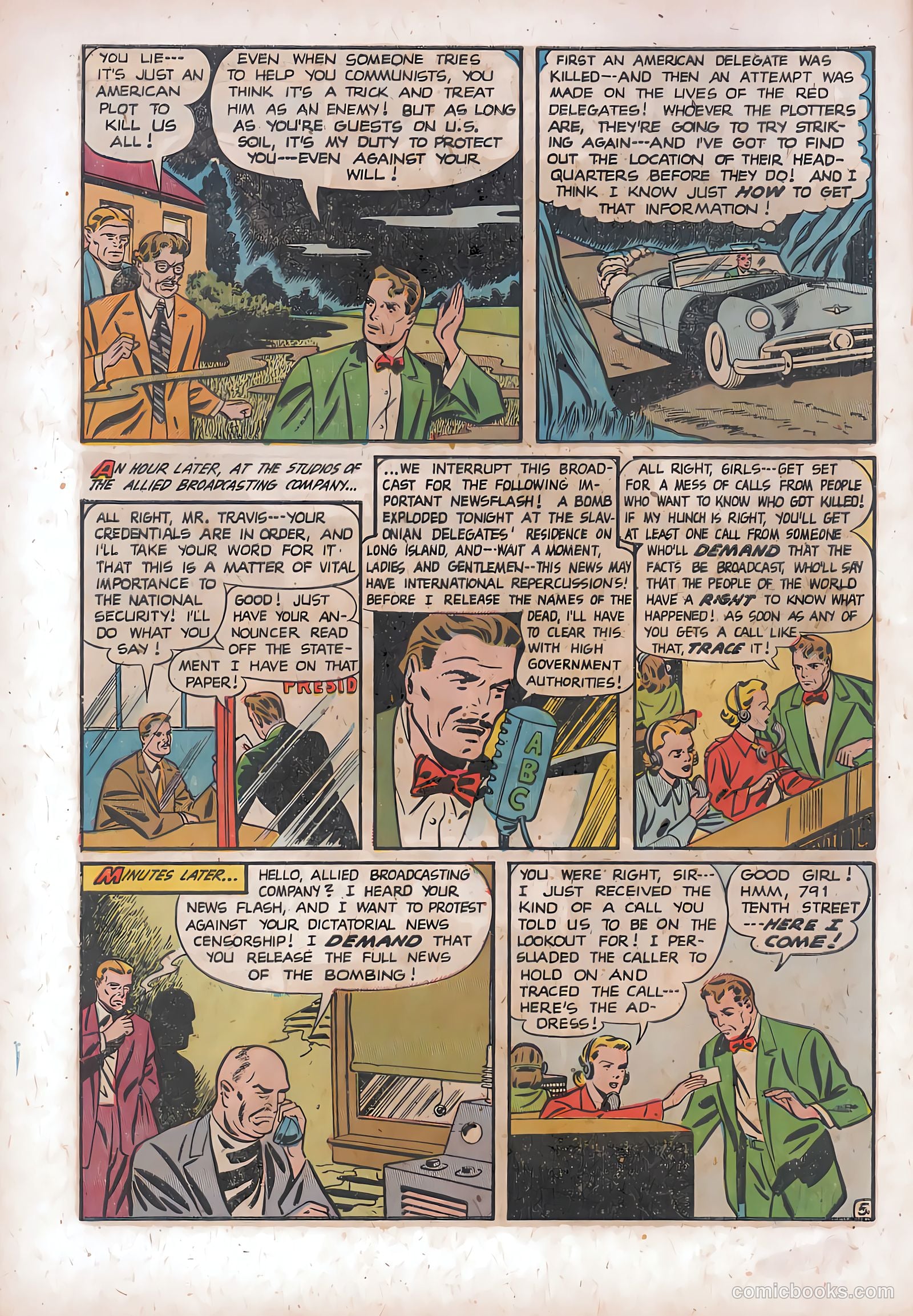 Spy-Hunters #18 (1952) — page 28 of 36