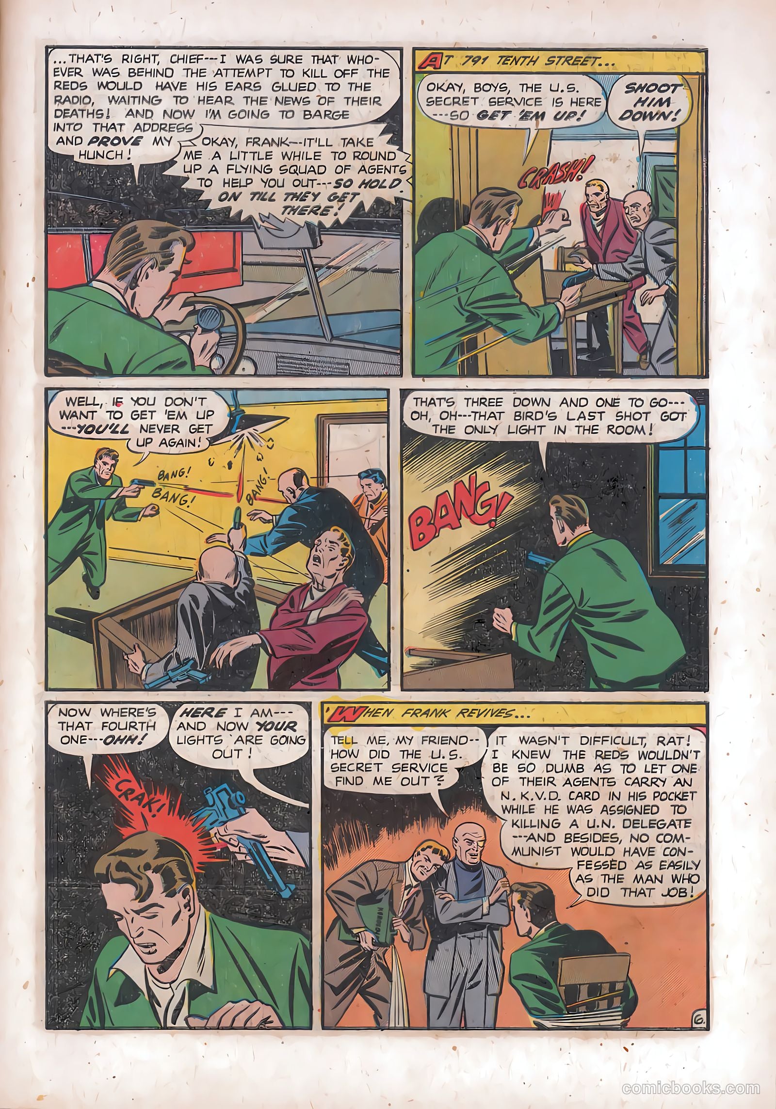 Spy-Hunters #18 (1952) — page 29 of 36