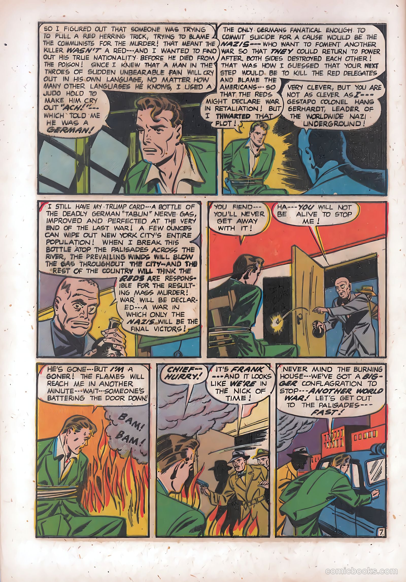 Spy-Hunters #18 (1952) — page 30 of 36