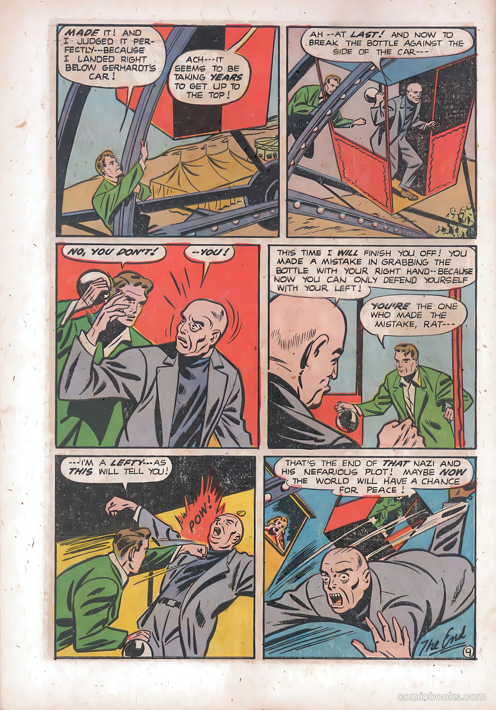 Spy-Hunters #18 (1952) — page 32 of 36