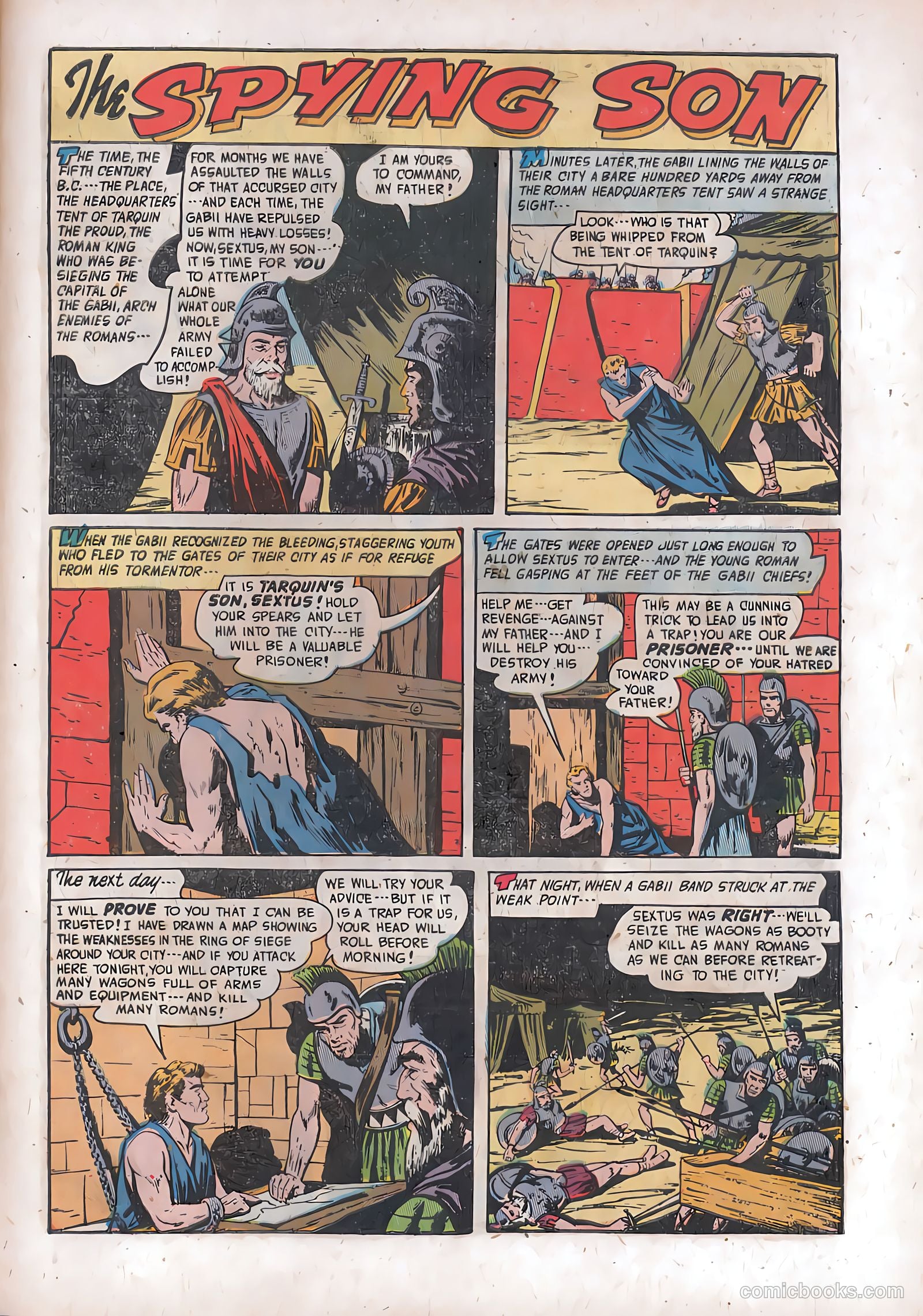 Spy-Hunters #18 (1952) — page 33 of 36